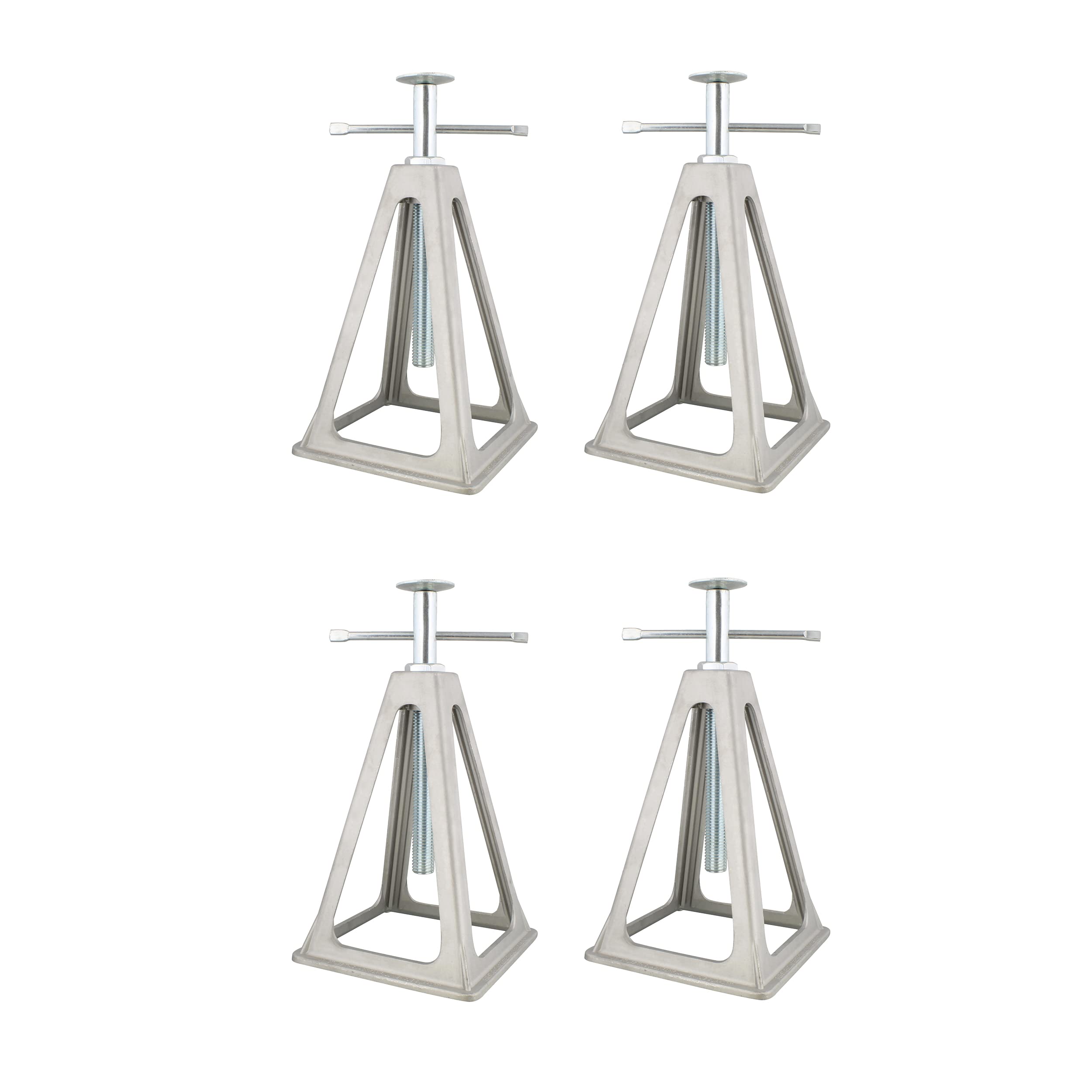Dumble Rv Stabilizer Jacks Camper Leveling Blocks 4-Pack - Heavy Duty Leveling Blocks For Trailer, Camper, Motorhome