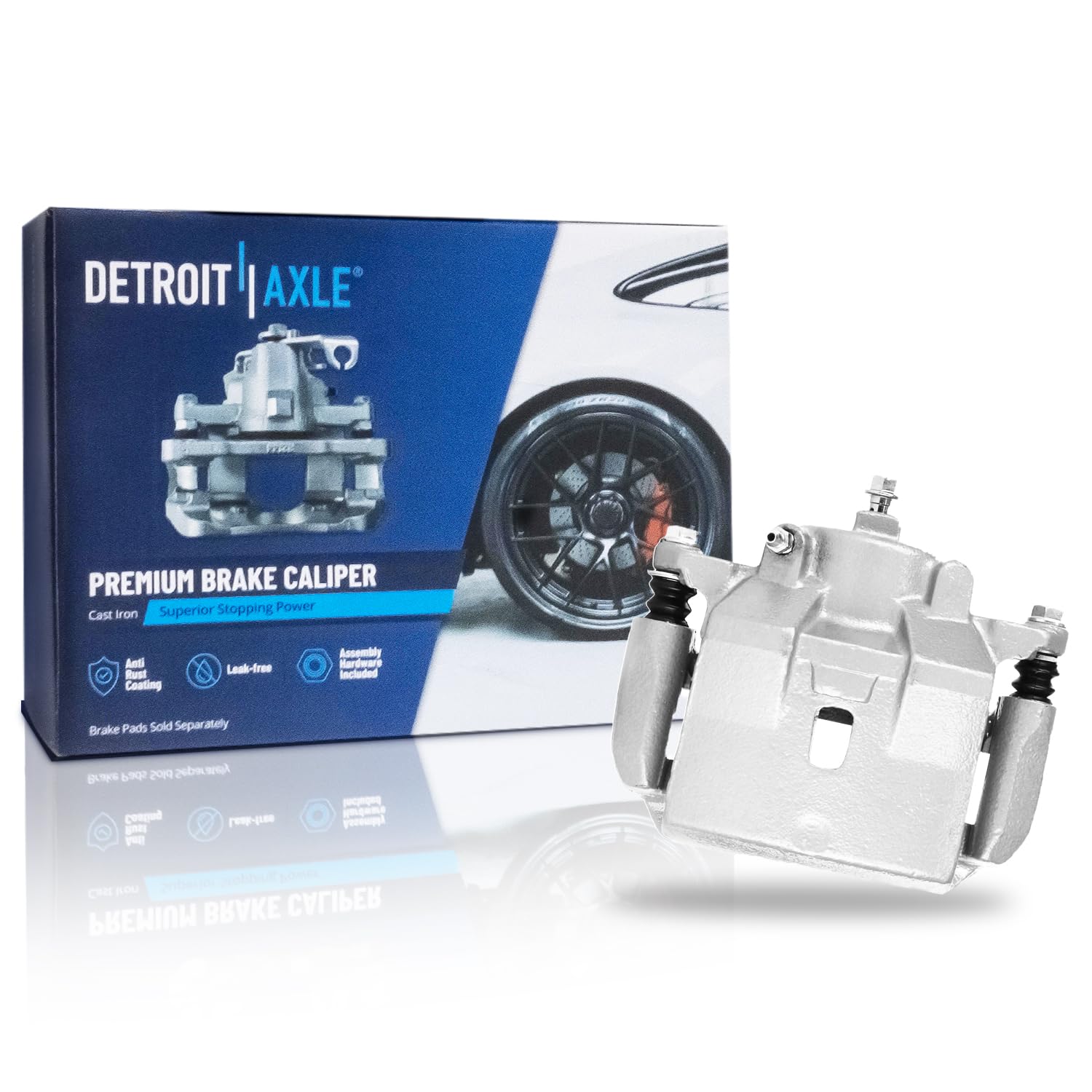 Detroit Axle - Front Right Brake Caliper for 06-11 Chevrolet HHR, 04-08 Malibu, 06-08 Pontiac G6, Passenger Side Brake Caliper w