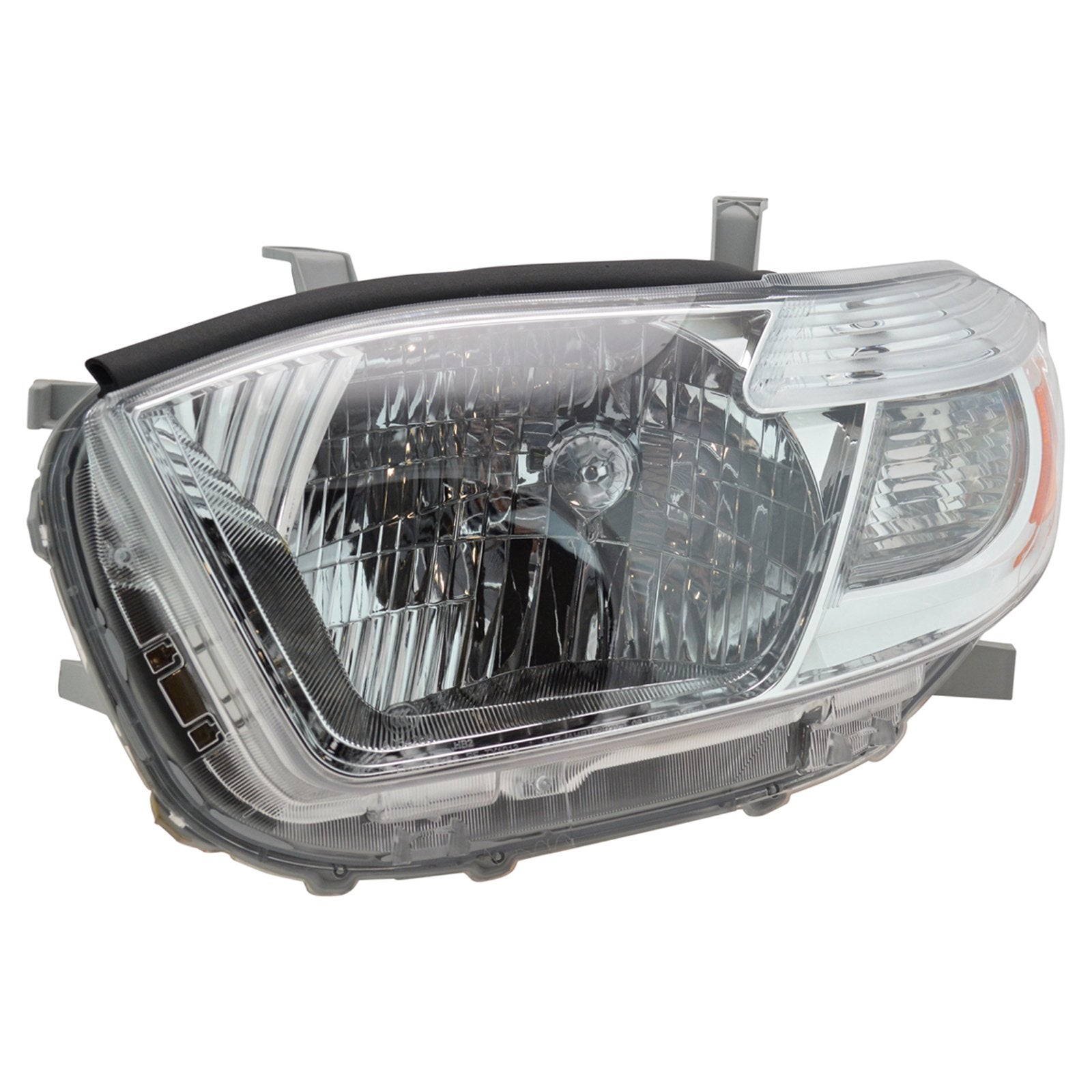 Trq Driver & Passenger Side Headlight Assembly Set Headlights Driver & Passenger Side Compatible With 2008-2010 Toyota Highlande