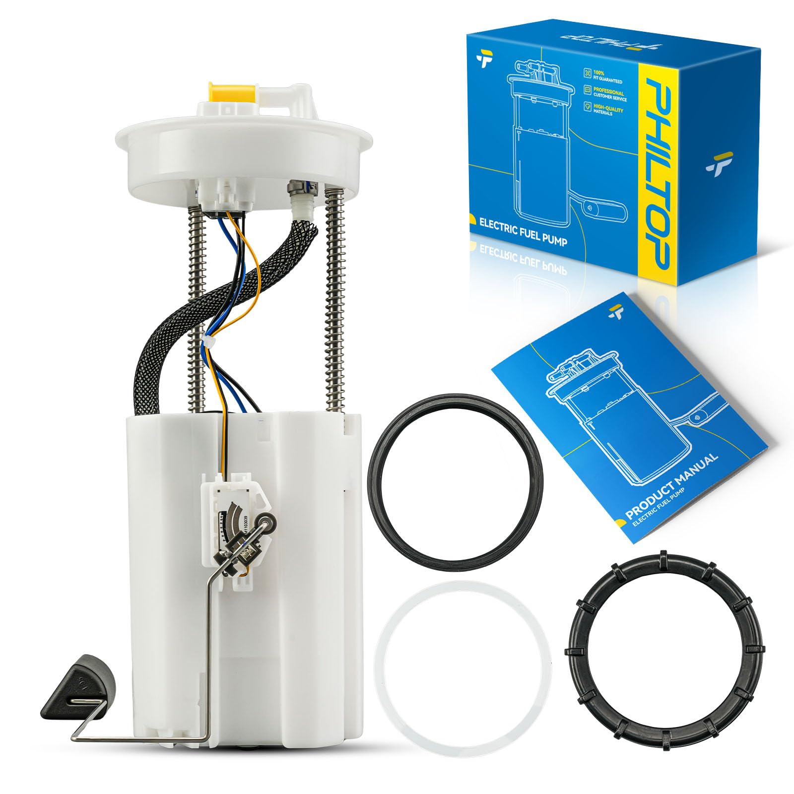 PHILTOP FG0960 Electric Fuel Pump Assembly Fit for Element 2003-2011, Electric Fuel Pump Module Assembly Kit