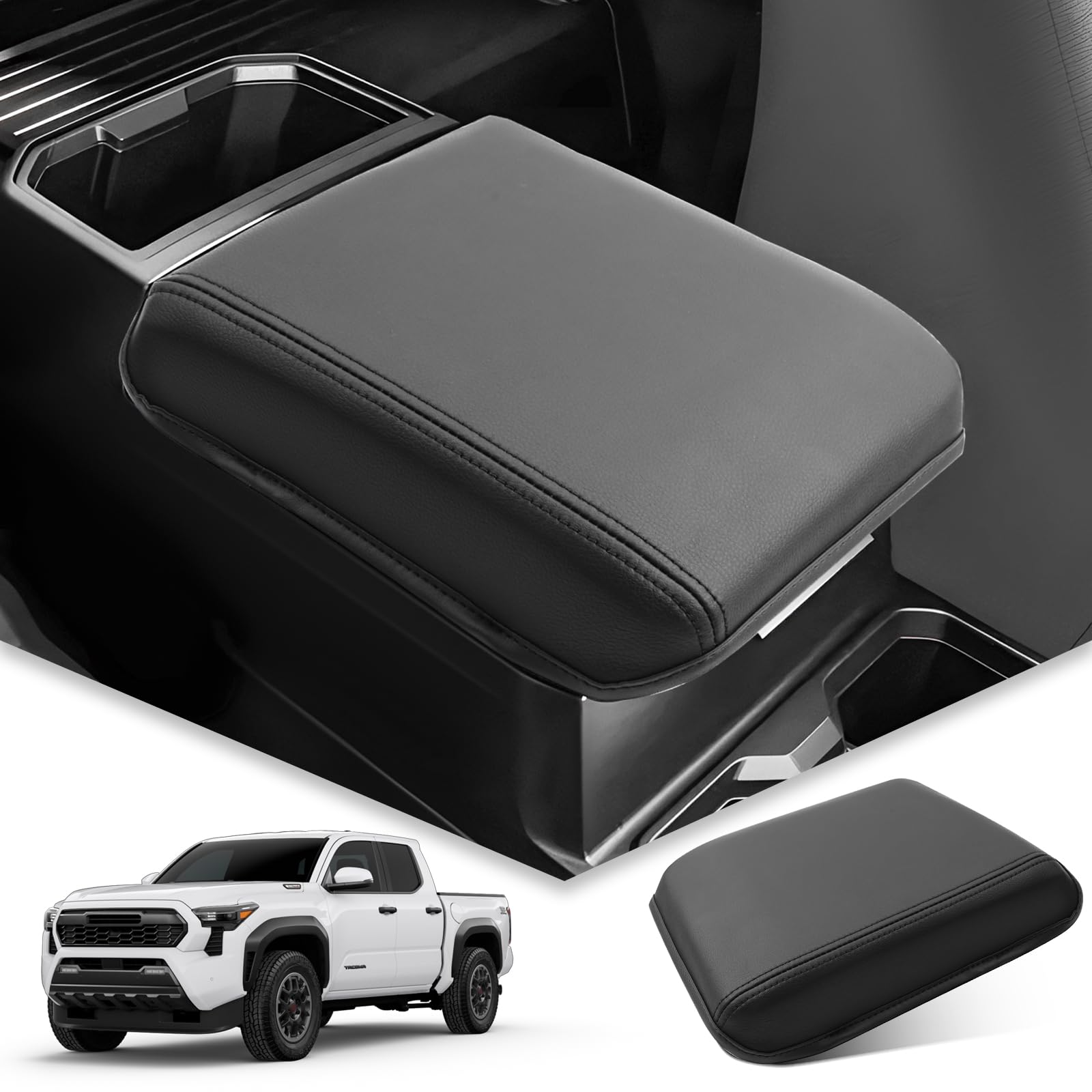 Bibibo For 2024 2025 Toyota Tacoma Center Console Cover Armrest 2024 2025 Toyota Tacoma Sr /Sr5/Trd Prerunner/Limited/Trailhunte