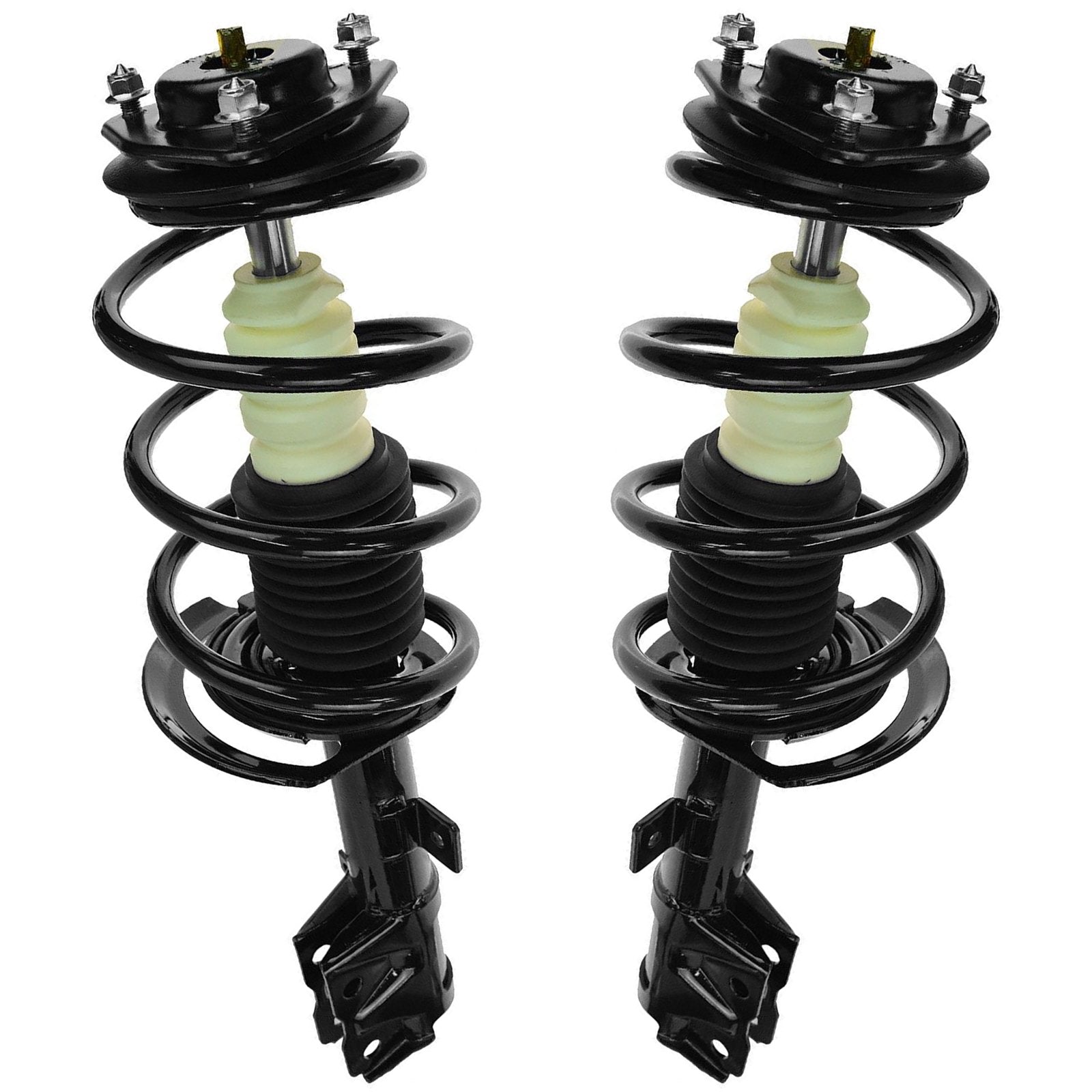 Trq Front Strut & Coil Spring Assembly Set Driver & Passenger Sides Compatible With 07-12 Dodge Caliber 07-10 Jeep Compass Patri
