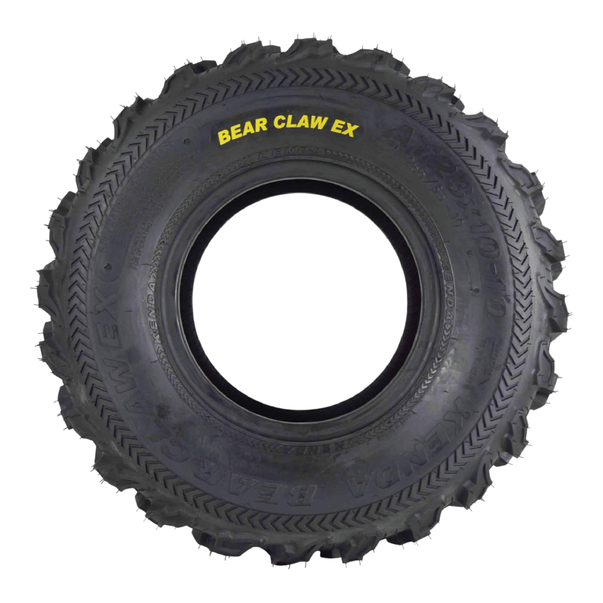 Kenda Bearclaw Ex K573-23X10-10 Rear Tire For All Terrain (Atv), Utv, And Side By Side (Sxs) Vehicles - 6-Ply - Bear Claw Ex 23X