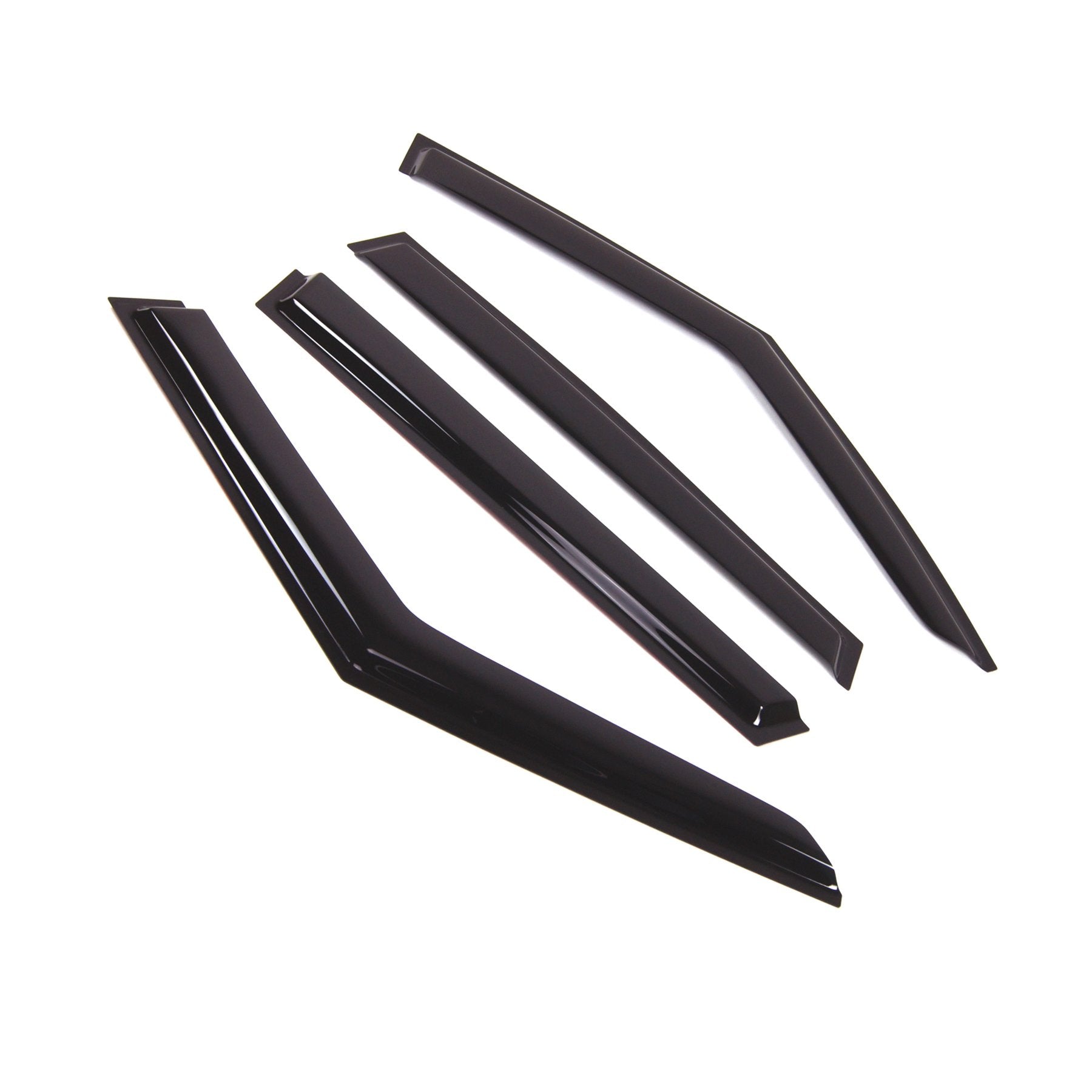 Tuningpros Outside Mount Window Vent Visors Rain Guards Compatible With Land Range Rover 2013-2016 | Side Window Wind Deflectors