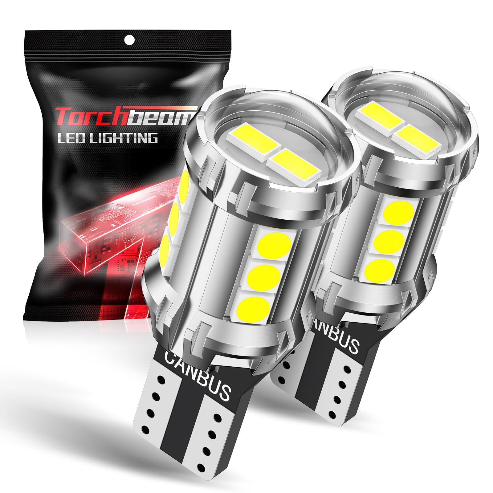 Torchbeam 921 Led Bulb Reverse Light 1000% Super Bright 906 W16W 912 T15 Led Bulb With Hd Projector For Backup Light, Reverse Li