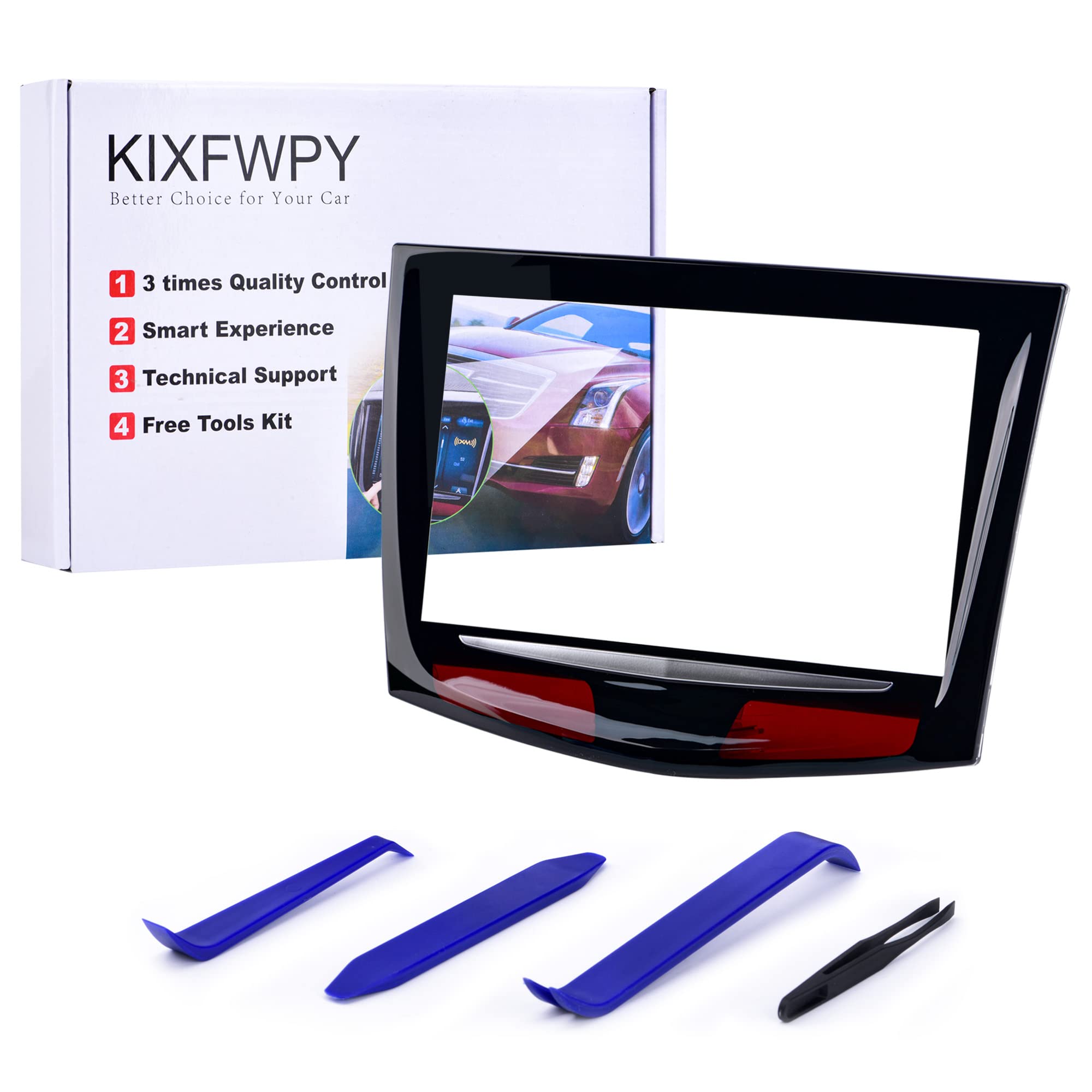 Kixfwpy Gel-free CUE Touch Screen Display Replacement for 2013 2014 2015 2016 2017 2018-2020 Cadillac ATS SRX XTS CTS ESCALADE C