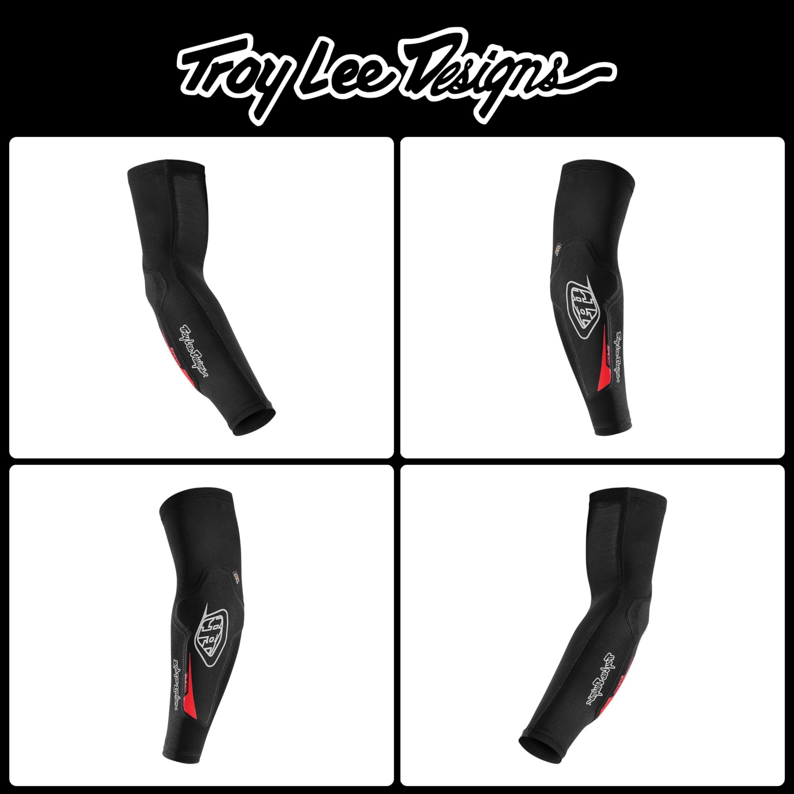 Troy Lee Designs Speed Elbow Guards Solid Black, Xs/S