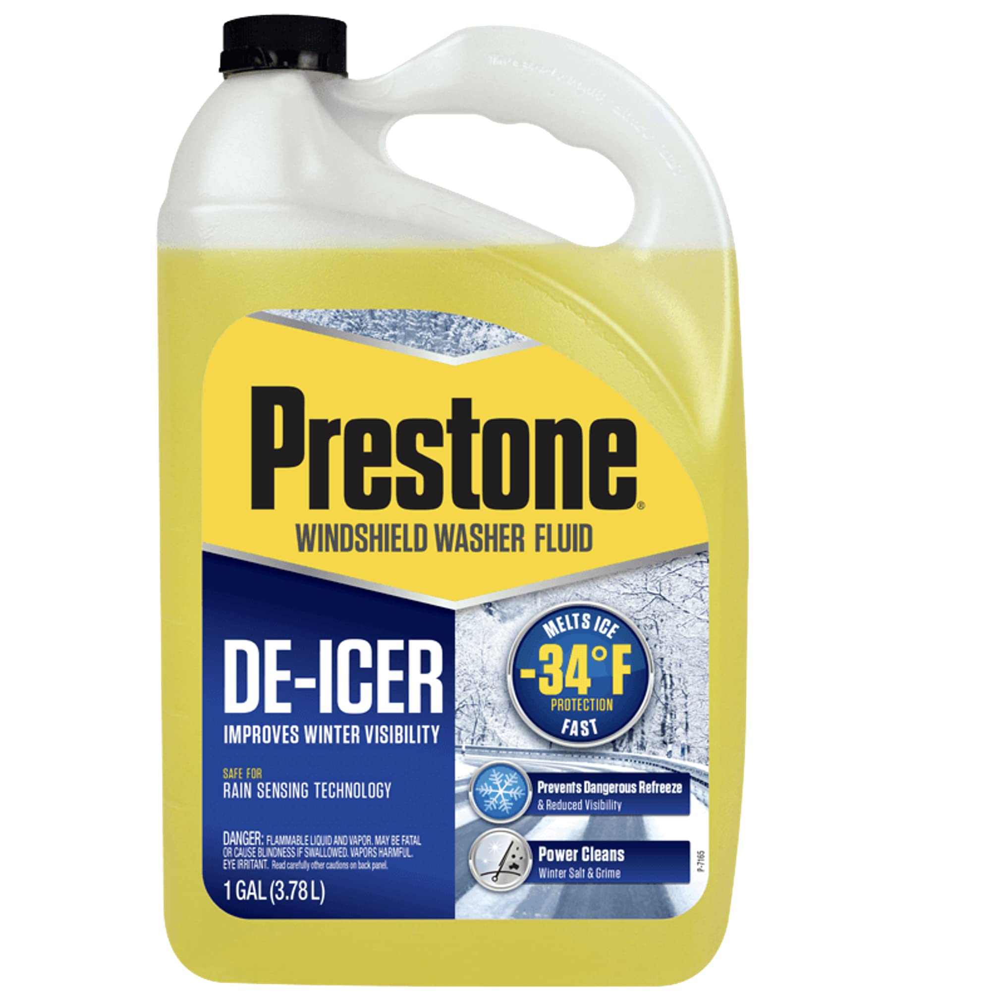 Prestone AS250 DeIcer Windshield Washer Fluid  1 Gallon