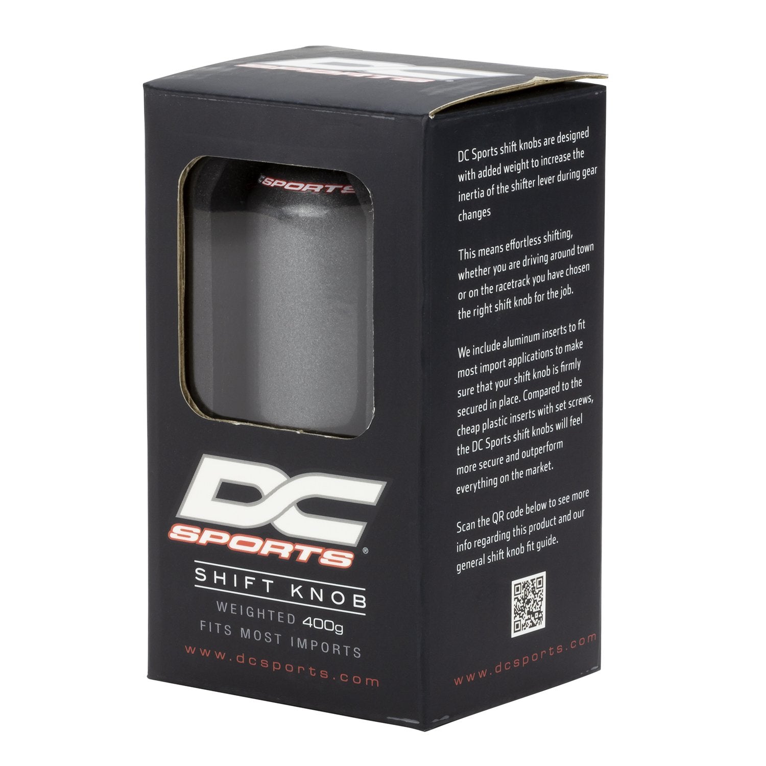 DC Sports SKT1000 Gunmetal Stainless Steel Shift Knob - Performance Upgrade for Your Vehicle