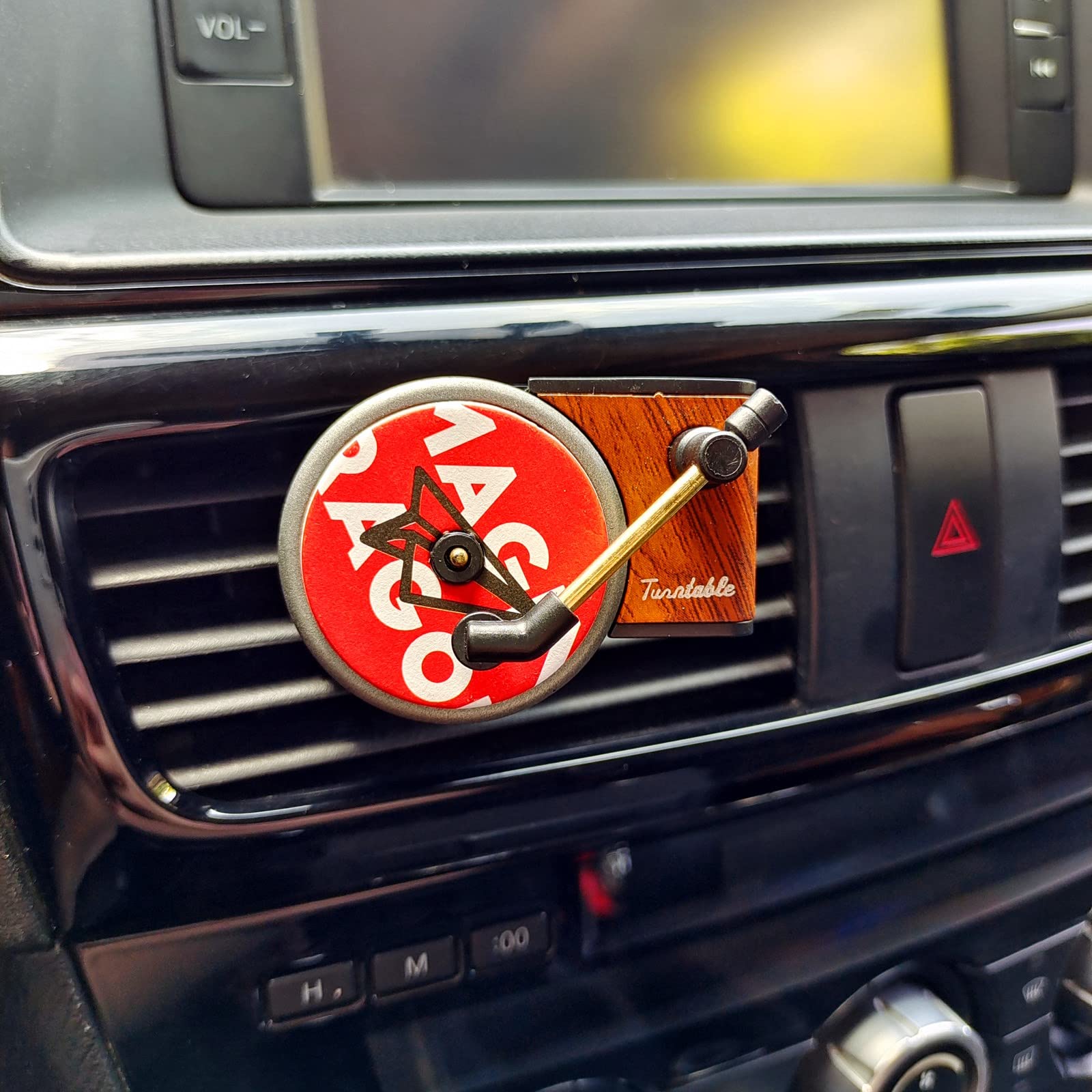Jvhgubay Record Player Air Freshener Car Vent Clip Fragrance Diffuser Car Retro Air Freshener Clip Vent Outlet Car Inter Decor A