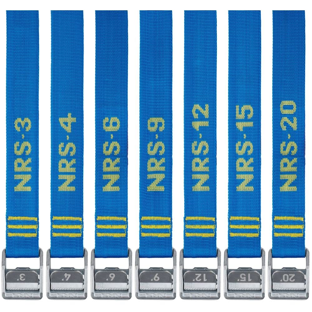 NRS 1.5 Heavy Duty Straps 9 Pair Iconic Blue