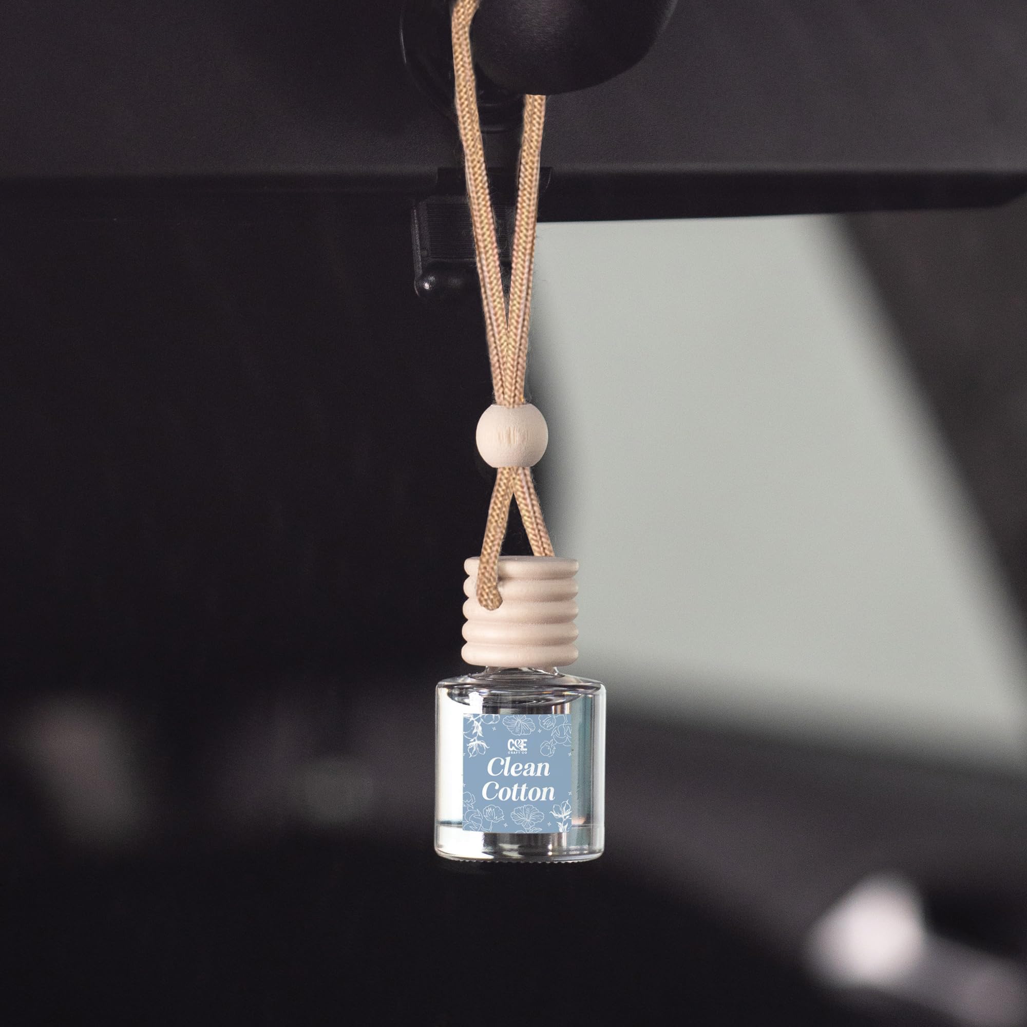 Candecraftco Car Air Hanging Fragrance Oil, Car Auto Freshener For Essential Oils, Scents Fragrance Aromatherapy Automobile Diff