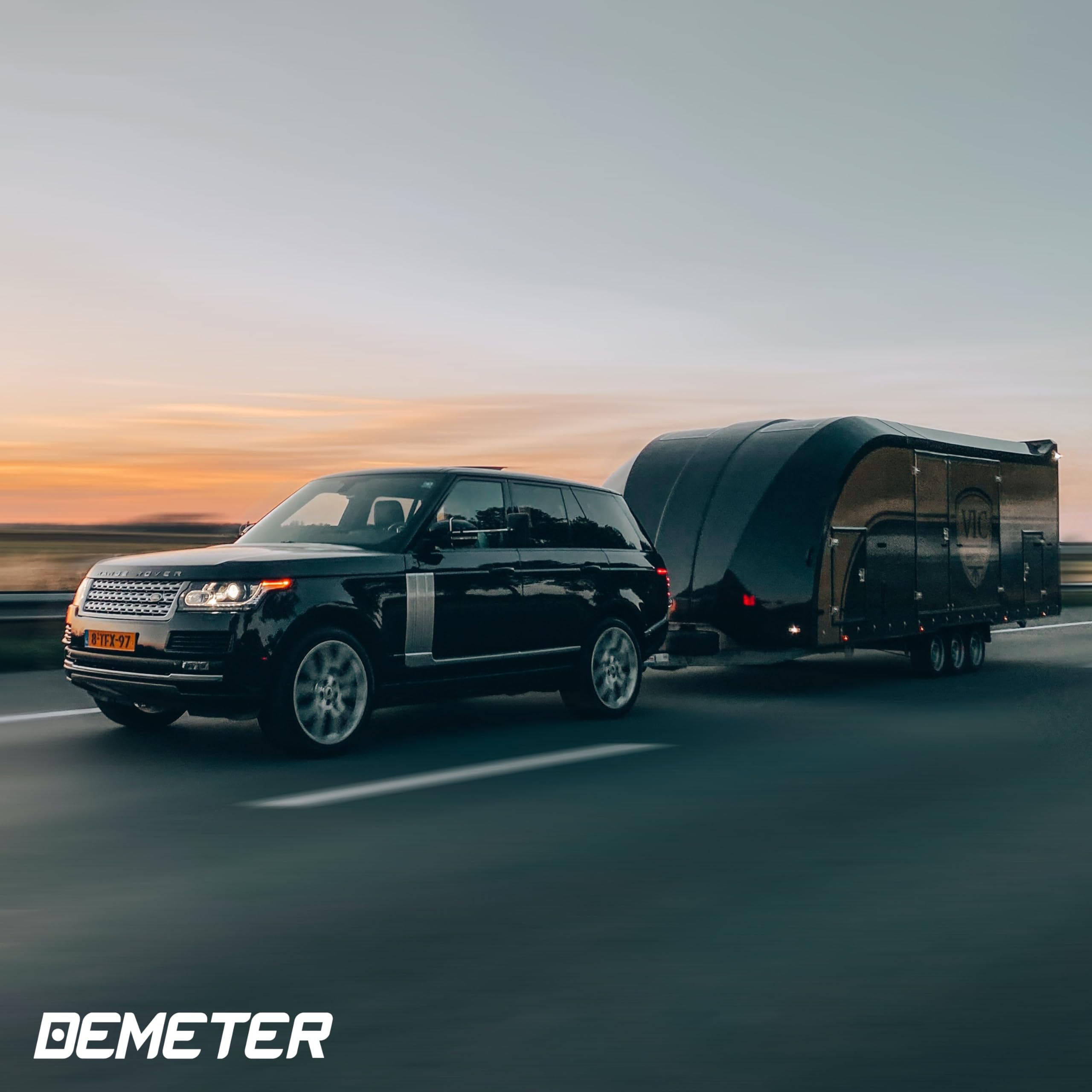 DEMETER Set 2 Radial Trailer Tires 205/75R15,Heavy Duty ST 205/75R15, 8 Ply Load Range D All Season Traction