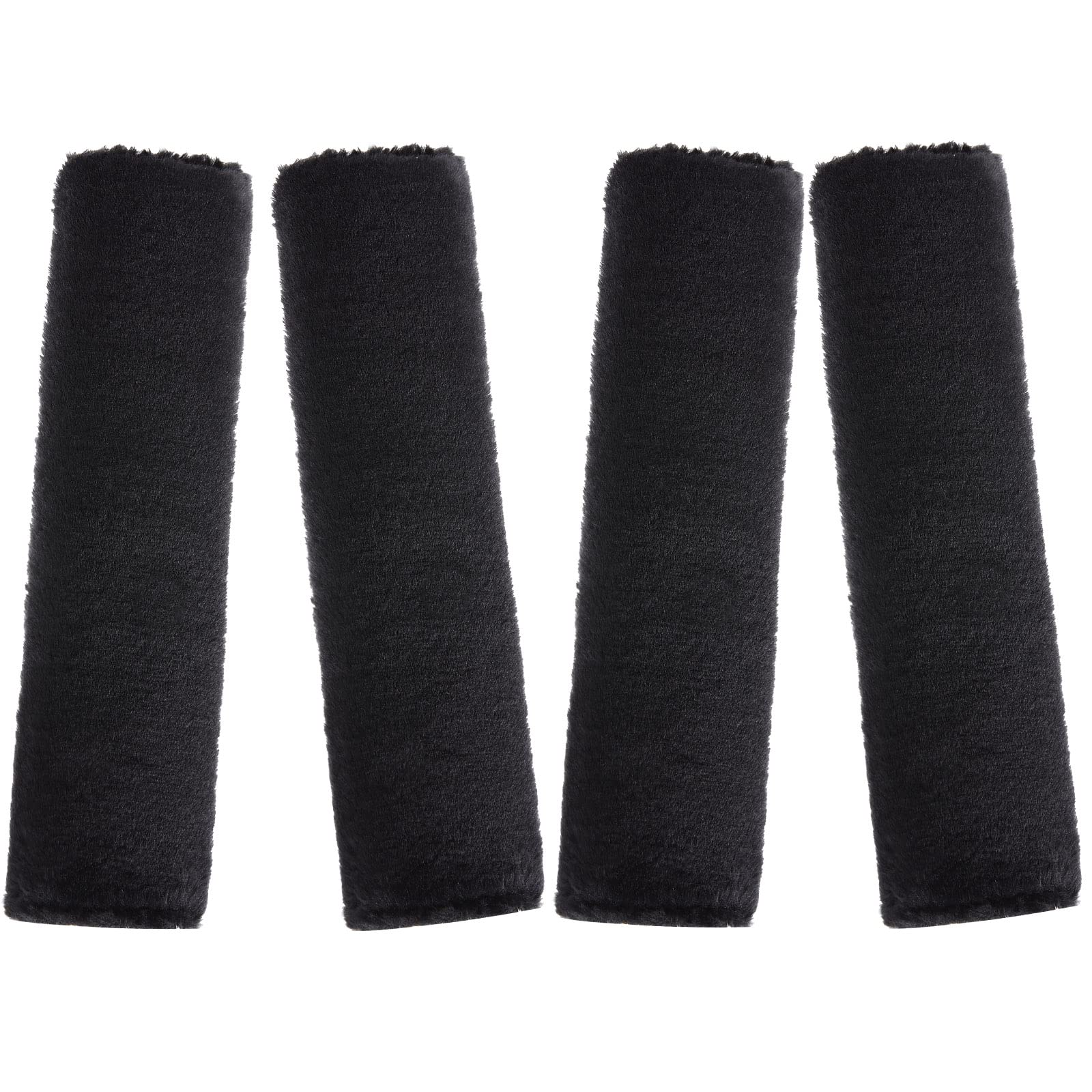 4 Pack Faux Sheepskin Car Seat Belt Pads Seatbelt Protector Soft Comfort Seat Belt Shoulder Strap Covers Harness Pads Guard Neck