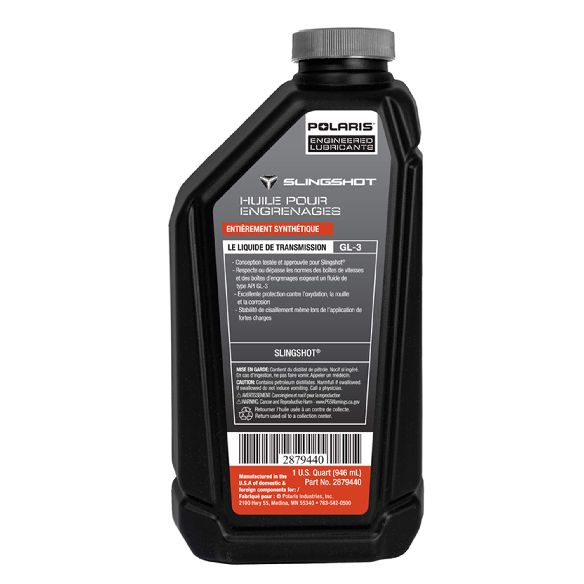 Polaris Slingshot New Oem Transmission Oil Lubricant 75W-90 32Oz Quart 2879440