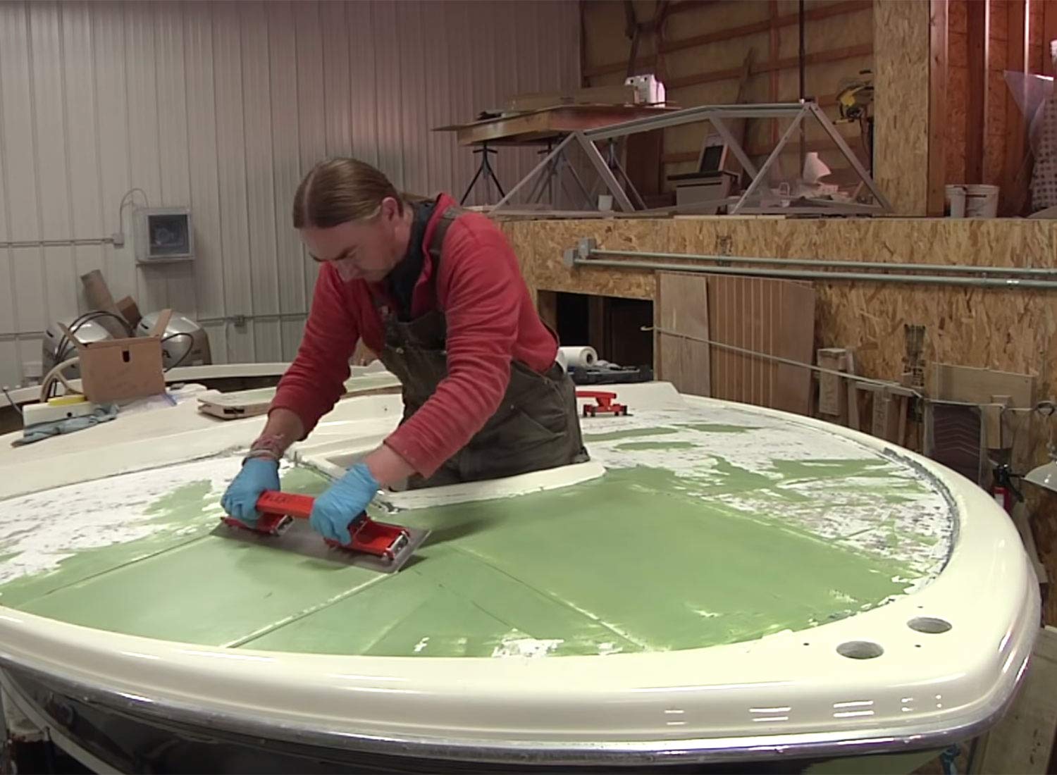 TotalBoat Marine Epoxy Fairing Compound, Gallon Kit, for Fiberglass, Wood, Aluminum & Steel, Yellow/Blue/Green