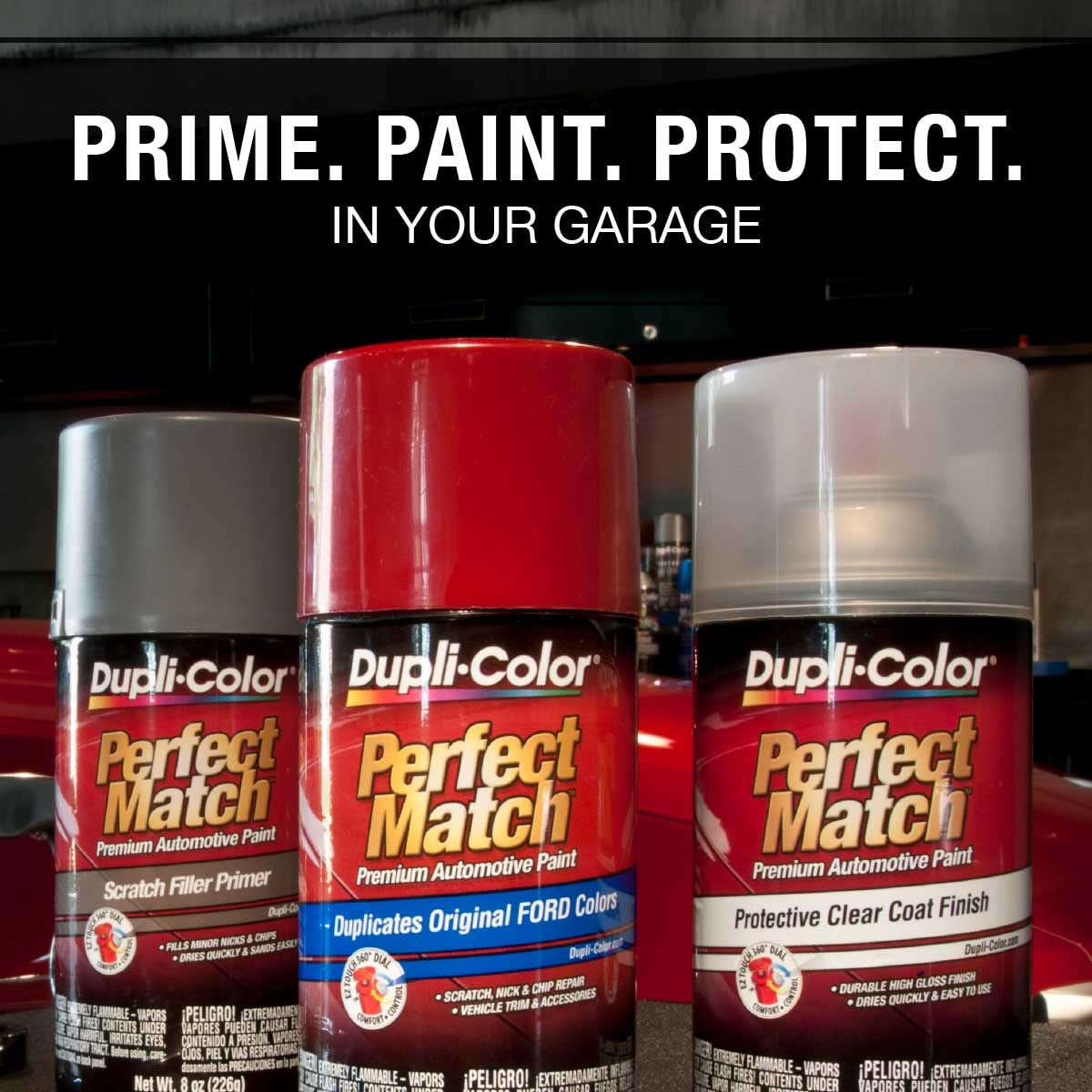 Dupli-Color Ebfm03547-6-Pk Perfect Match Automotive Spray, Ford Arizona Beige, Aq - 8 Oz. Aerosol Can, 6-Pack
