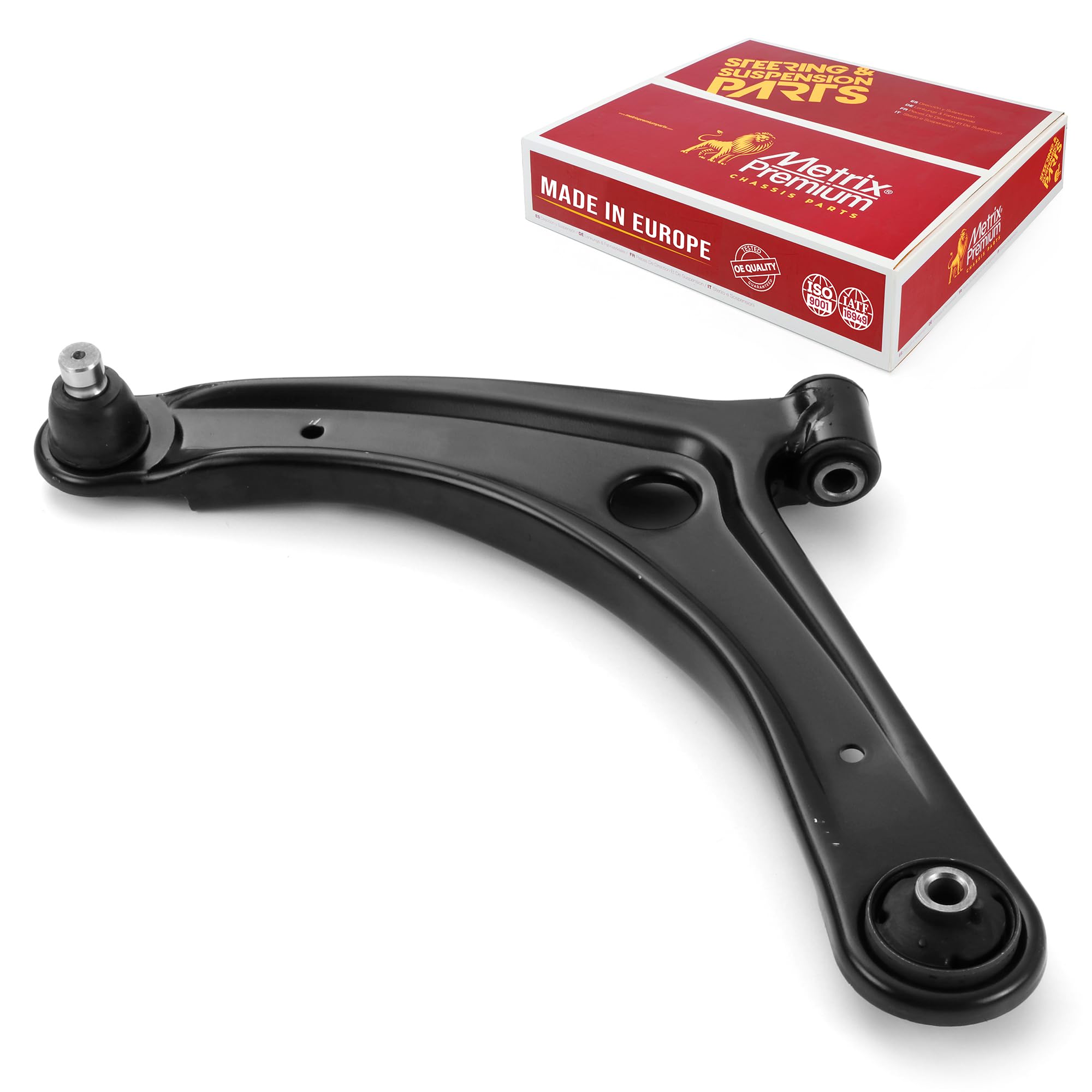 Metrix Premium Chassis Parts - Front Left Lower Control Arm W Ball Joint & Bushing Assembly Fits 07-12 Dodge Caliber, 07-17 Jeep