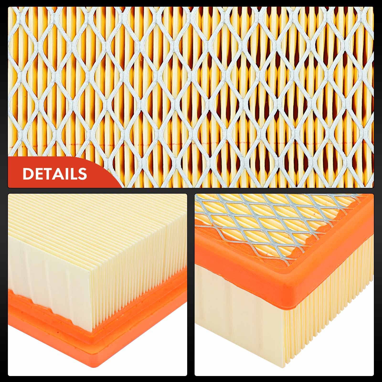 A-Premium Engine Air Filter Compatible With Ford & Lincoln Models - F-150 (2009-2023), Expedition (2007-2023), F-250 F-350 F-450