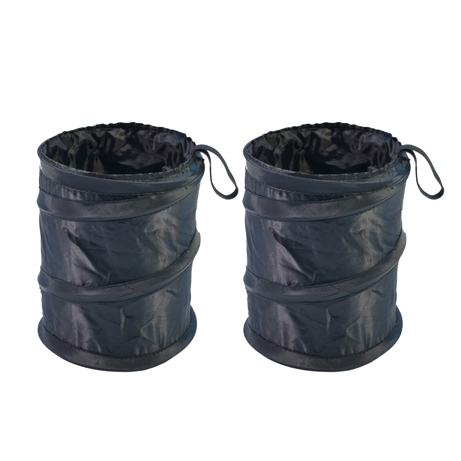GOGOOD 2PCS Portable Car Trash Can, Collapsible Popup Car Garbage Can, Leak Proof Car Trash Bag, Waste Basket Rubbish Bin, Mult