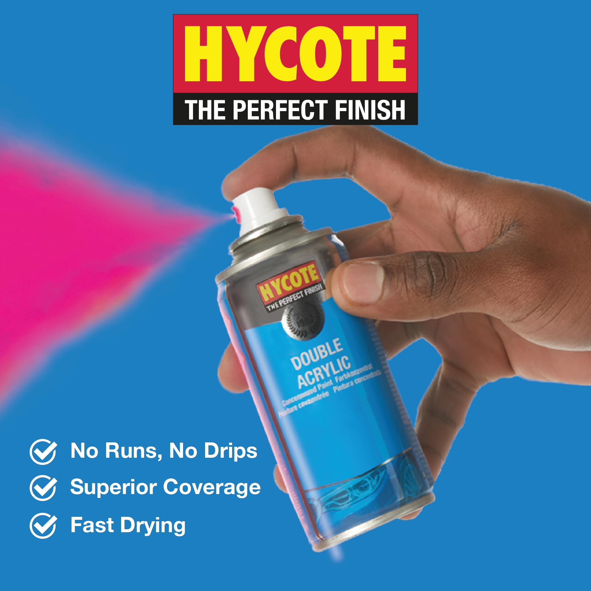 Hycote Enhanced Covering Power Aerosol Car Spray Paint, Etch Primer, 13.5 Oz