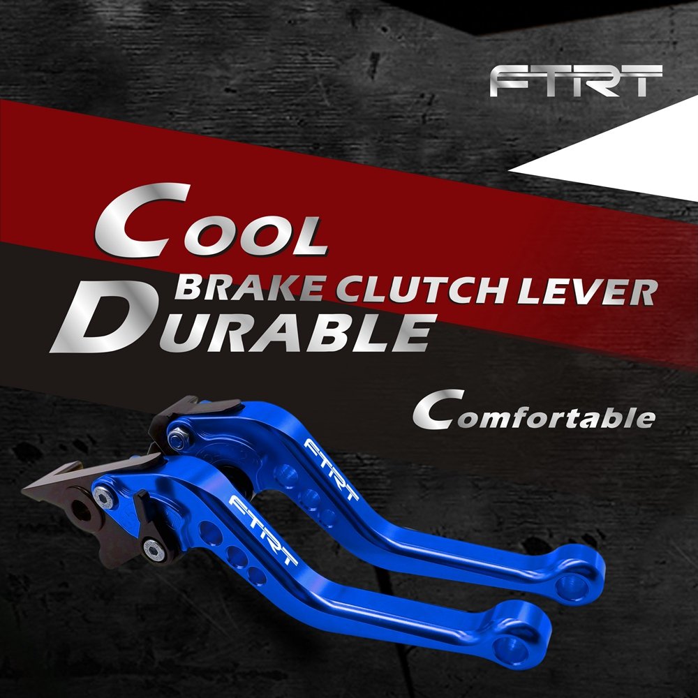 Ftrt Short Brake Clutch Levers Compatible With Yzf R1 2002-2003/ Yzf R6 1999-2004/ Fzs1000 Fz1 Fazer 2001-2005/ R6S Version 2006