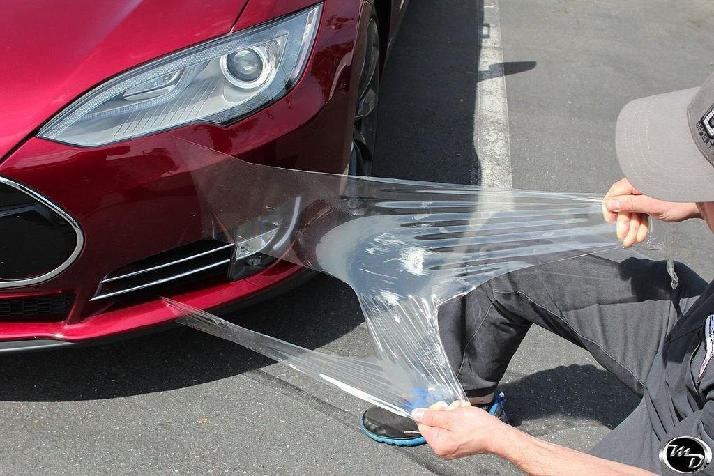 VViViD Clear Paint Protection Bulk Vinyl Wrap Film 12 Inches x 84 Inches Including Squeegee and Black Felt Applicator