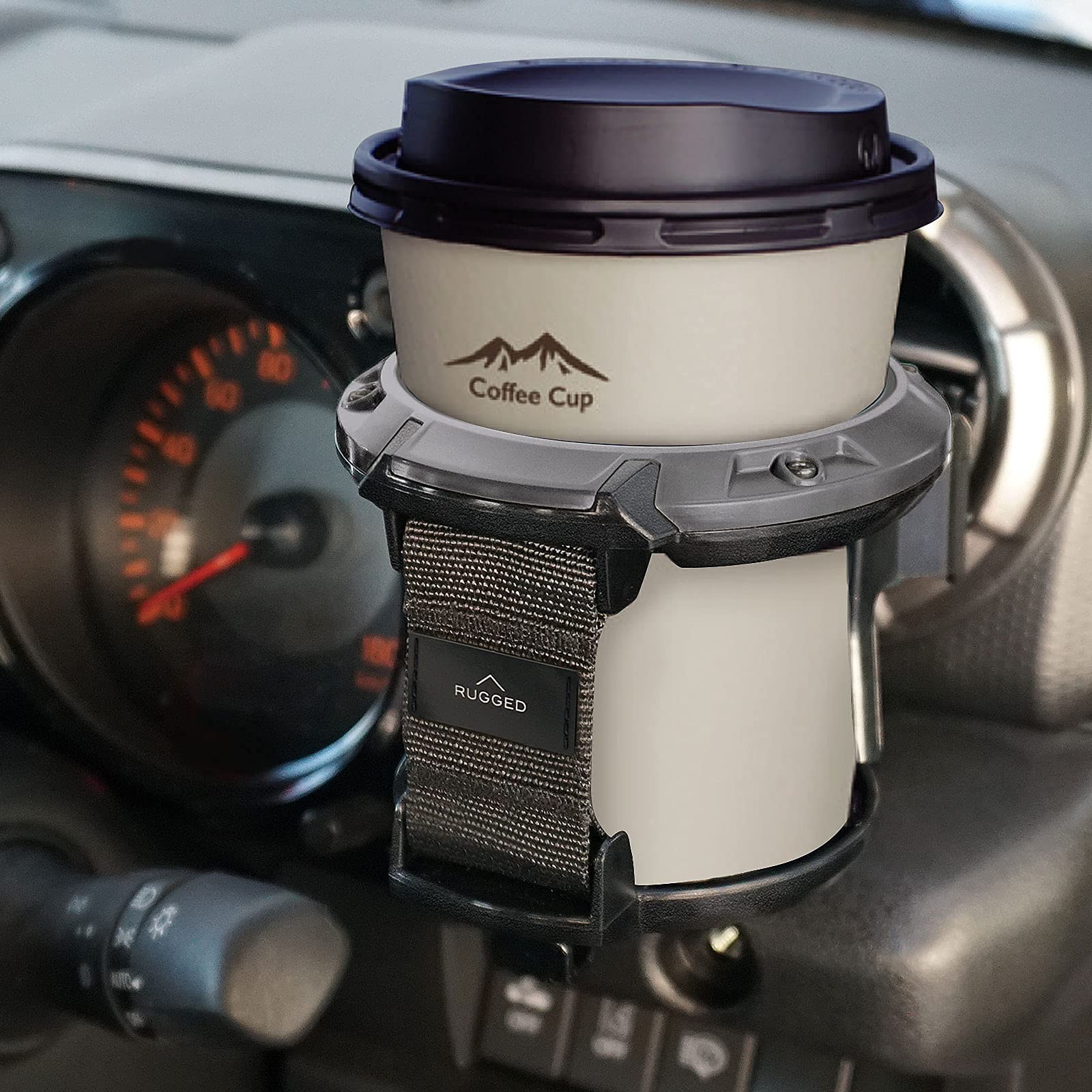 Littlemole Car Cup Holder With Hook, Adjustable Car Air Vent Cup Mount, Universal Drink Clip-On Holder Soft Drink Water Coffee Bottle Stand