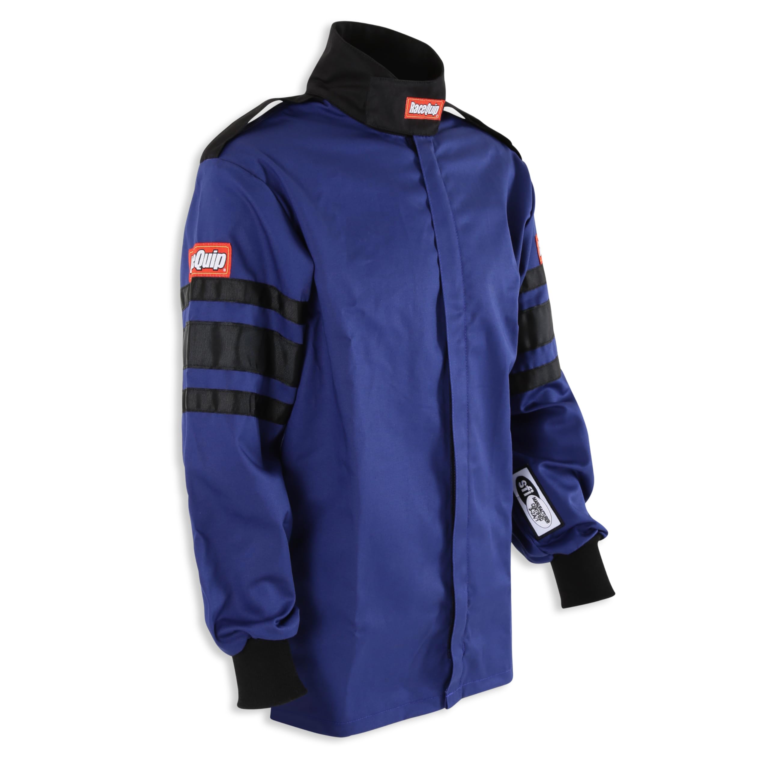 RaceQuip 110 Series Driving Jacket SFI 3.2A/1 2XL Blue/Black Stripe