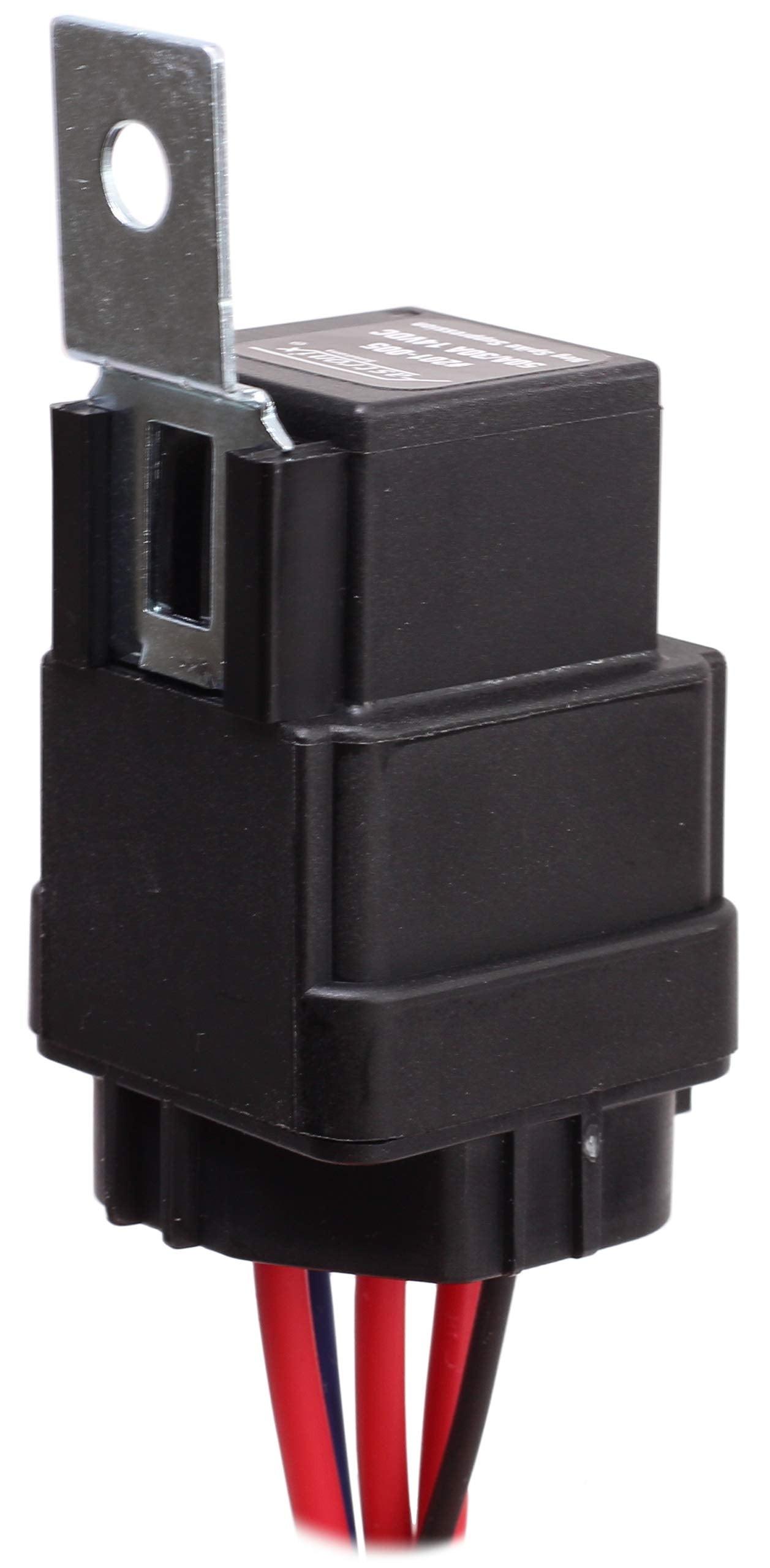 Fastronix 50/30 Amp Weatherproof Automotive Relay and Socket Kit - Wired Relay - Black - Model 900-005