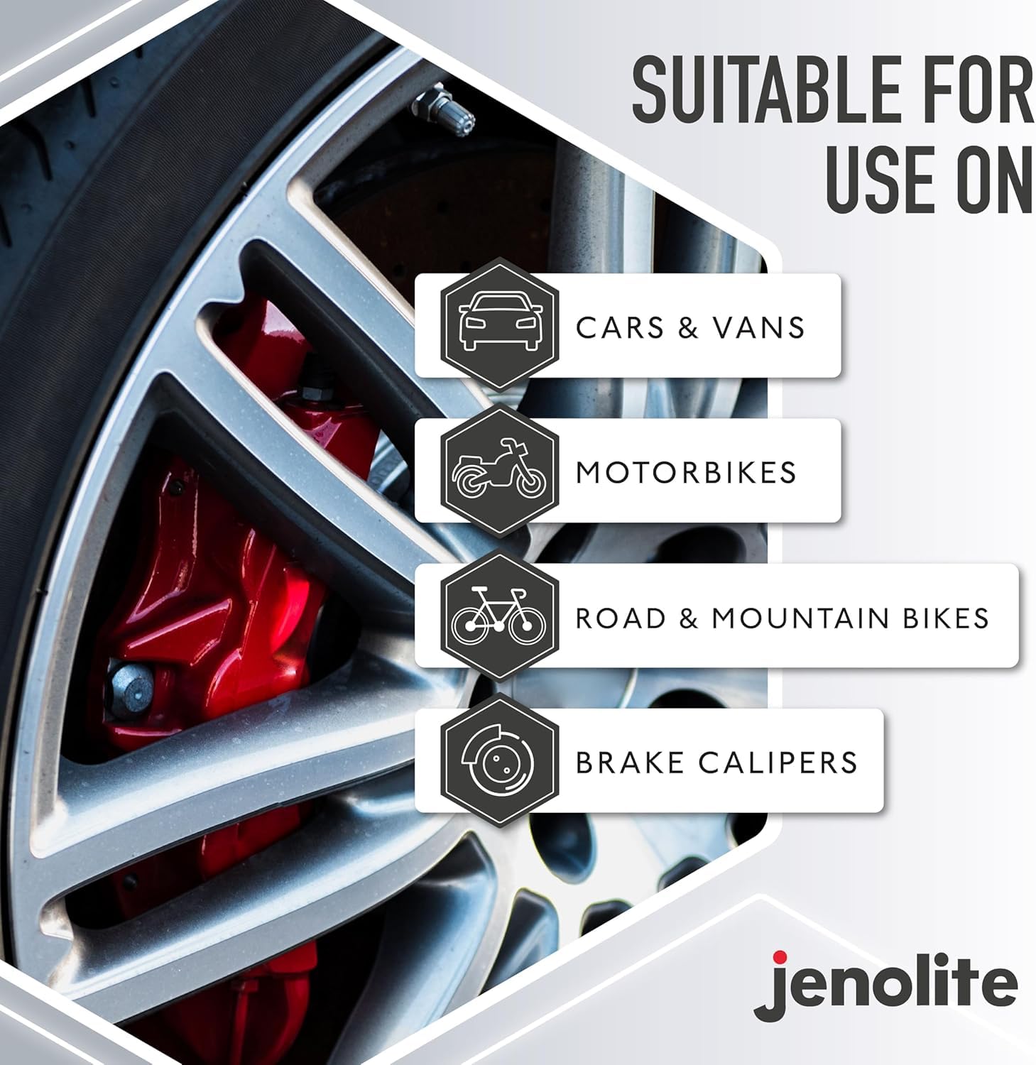 Jenolite Brake Caliper Paint | Blue | Restore & Transform Car Brake Calipers | Ral 5017 | 400Ml (13.5Fl Oz)
