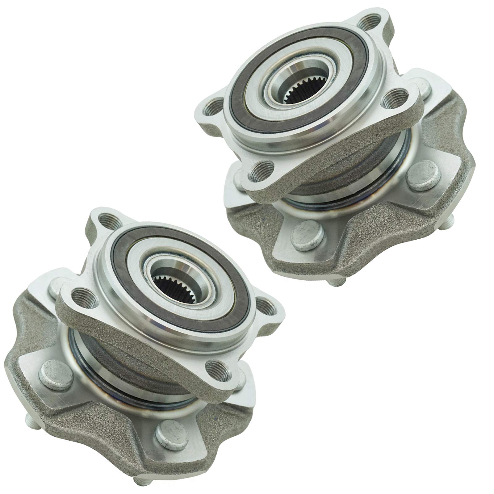 Trq Rear Wheel Hub Bearings Assembly Set Compatible With 2010-2022 Lexus Rx350 2018-2022 Rx350L Rx450H Rx450Hl 2014-2023 Toyota
