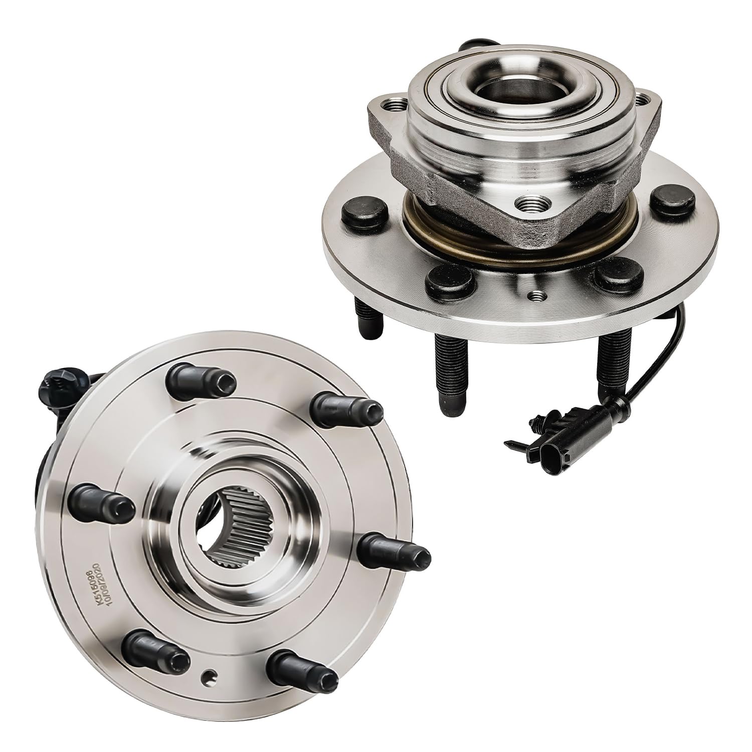 Detroit Axle - 4Wd Front Wheel Bearing Hubs For Chevy Gmc Silverado Suburban Sierra Yukon Xl 1500 Tahoe Avalanche Cadillac Escalade Esv Ext Wheel Bearing And Hubs Assembly Set, Pair Hubs Replacement