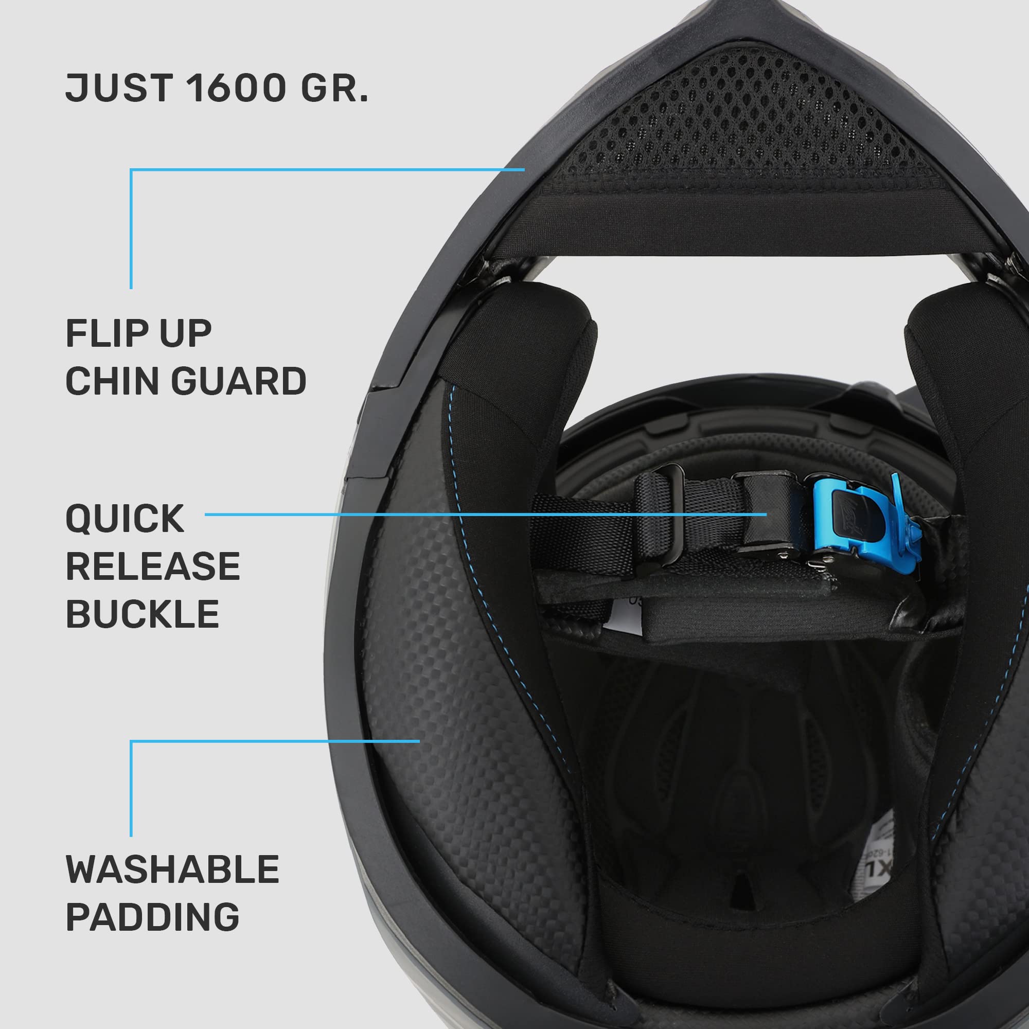 Westt Motorcycle Helmets Modular Motorcycle Helmet For Adults Motorbike Helmet Atv Helmet With Dual Visor For Men & Women Full Face Helmet Flip Up Motorcycle Helmet Dot Approved
