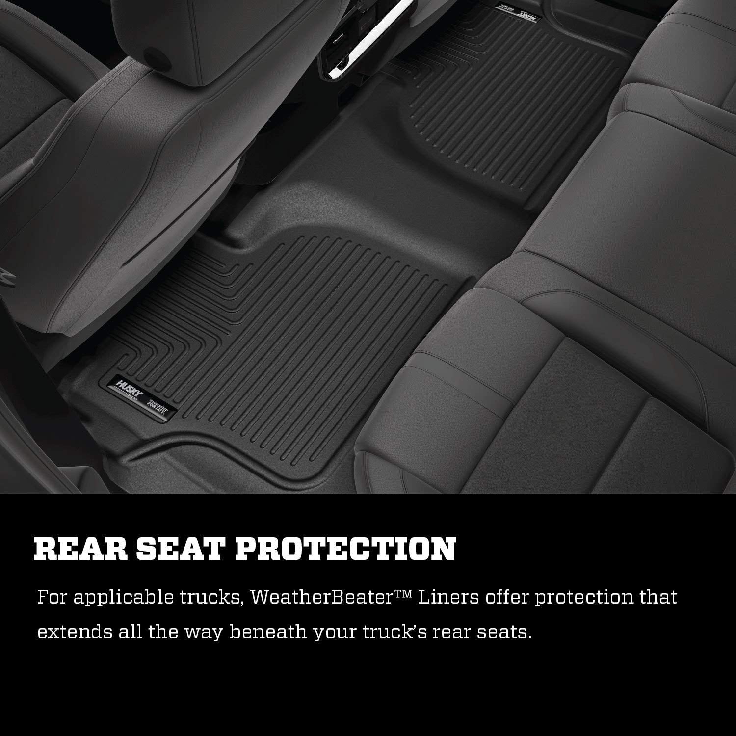 Husky Liners - Weatherbeater | Fits 2013 - 2018 Nissan Altima - Front & 2Nd Row Liner - Black, 3 Pc. | 99641