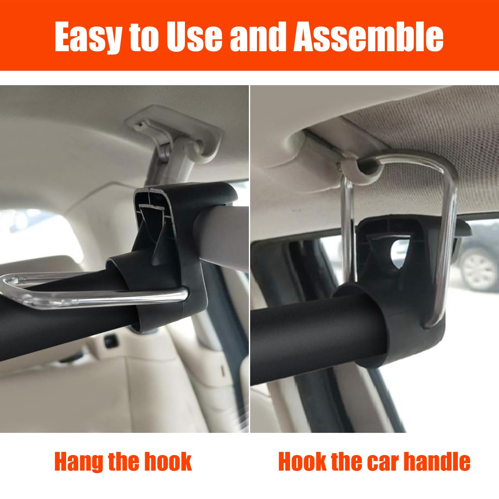Car Clothes Hanger Bar, 30-63 Inches Expandable Heavy Duty Car Clothes Rack For Car Travel - Adjustable Clothes Storage Hanger A