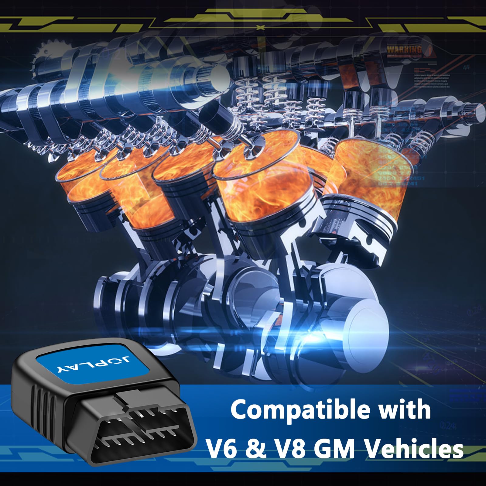 Joplay AFM Disabler for GM V6 V8 Engines - Plastic, Blue, Model J5701