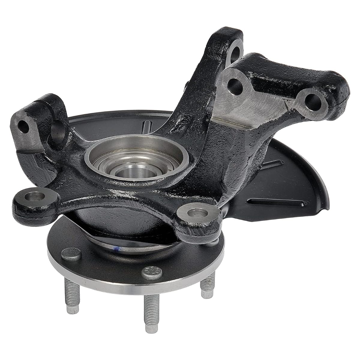 Auto Shack Front Steering Knuckles & Wheel Bearing Hub Assembly, Steel, Black, 5 Lugs, Fits 05-12 Ford Escape, 05-11 Mercury Mariner, FWD