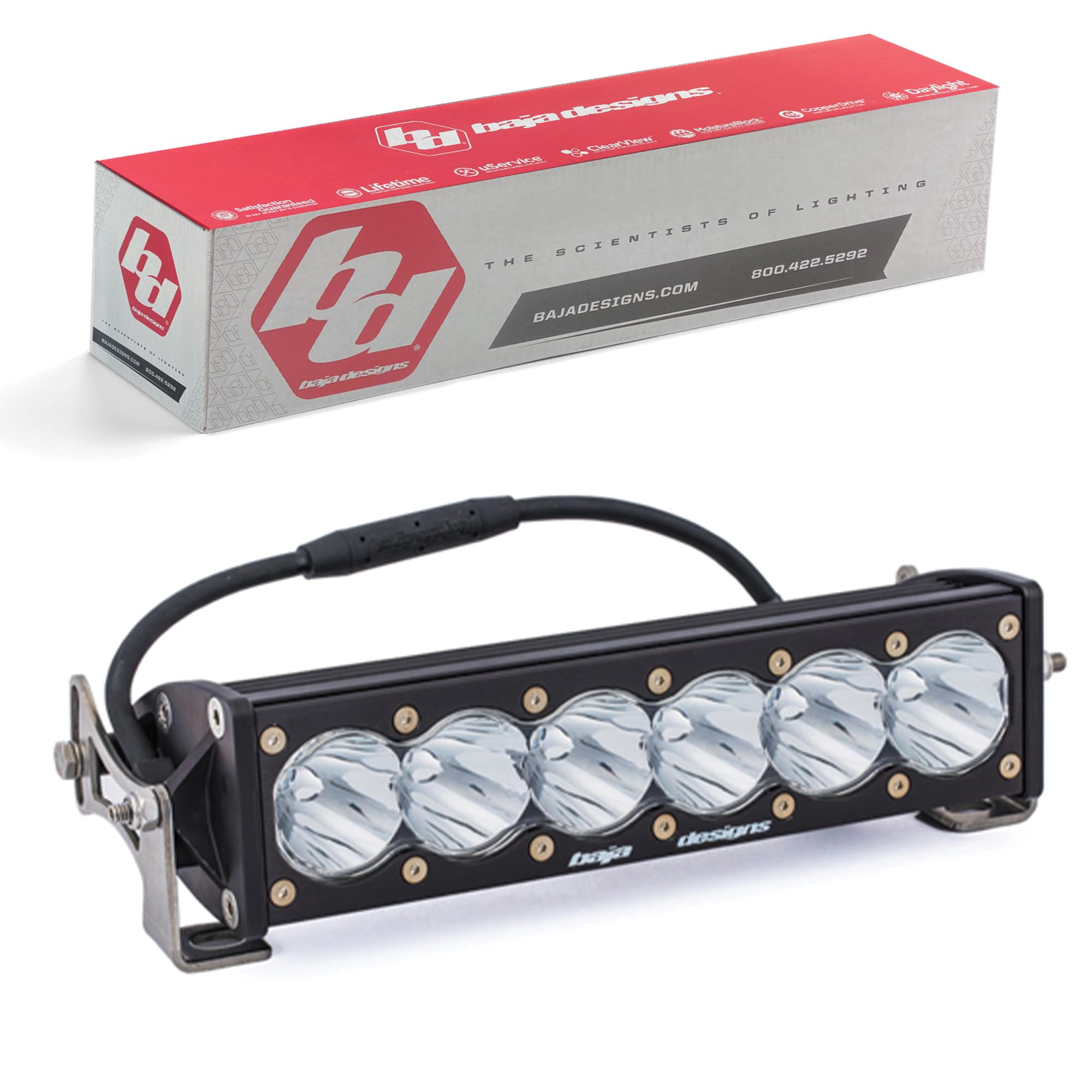 Baja Designs 10 Inch Led Light Bar High Speed Spot Onx6 Baja Designs
