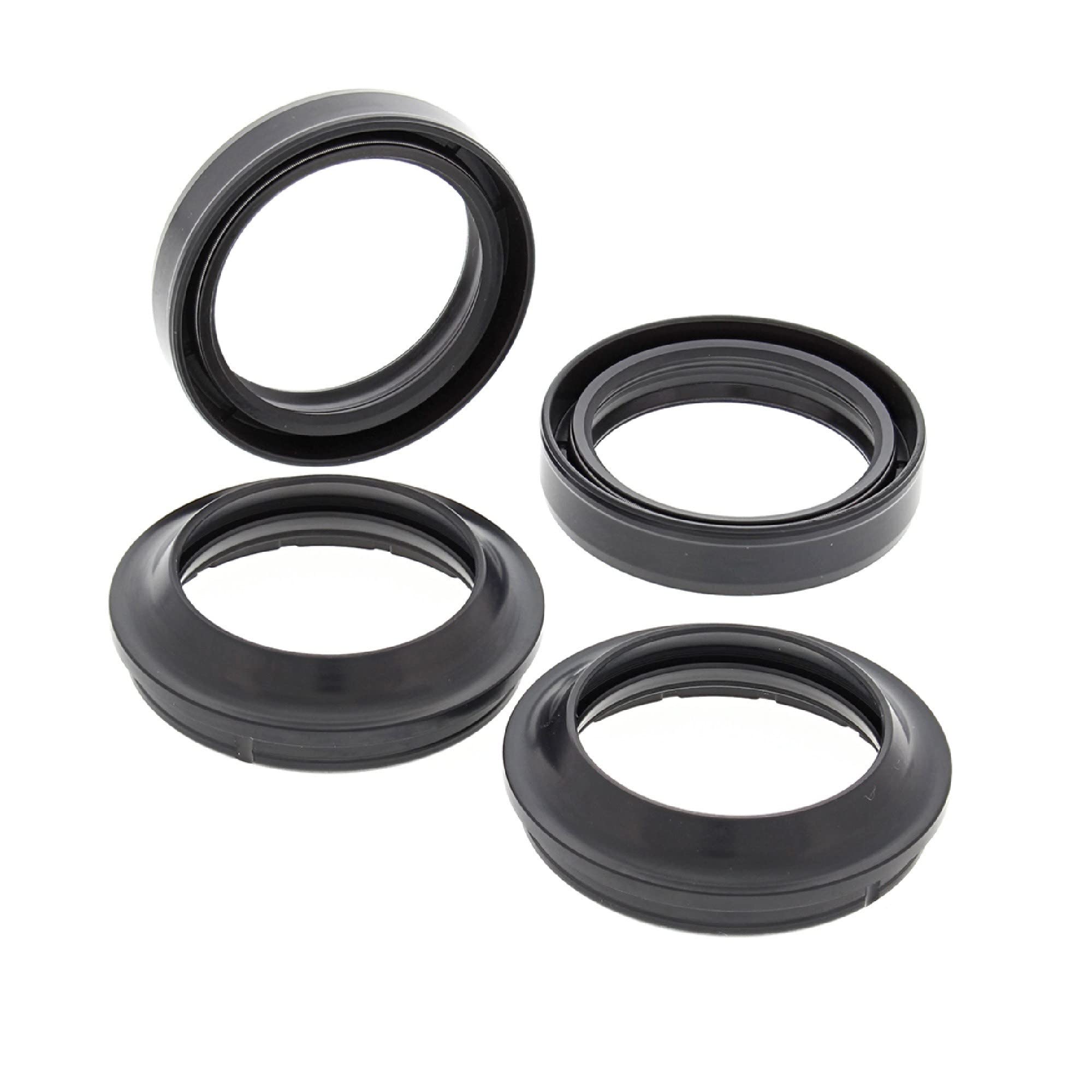 All Balls Racing 56-156 Fork Seal & Dust Seal Kit Compatible With/Replacement For Yamaha Fz6R 2009-2015, Fzr1000 1994-1995