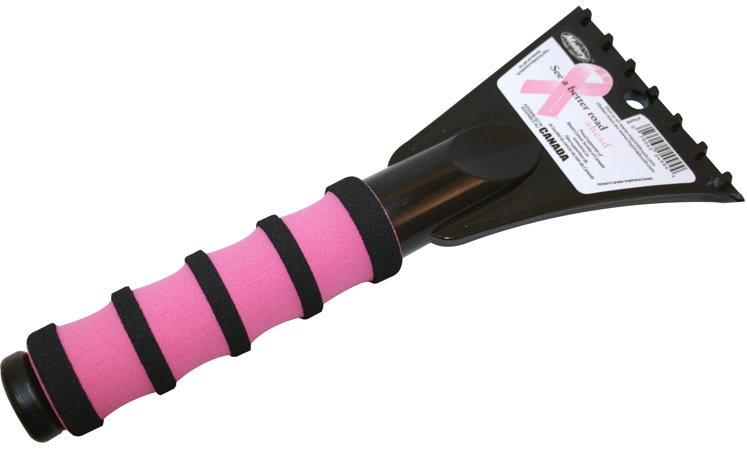 Mallory USA 994-PKUS Pink Snow Tools 10'' Ice Scraper