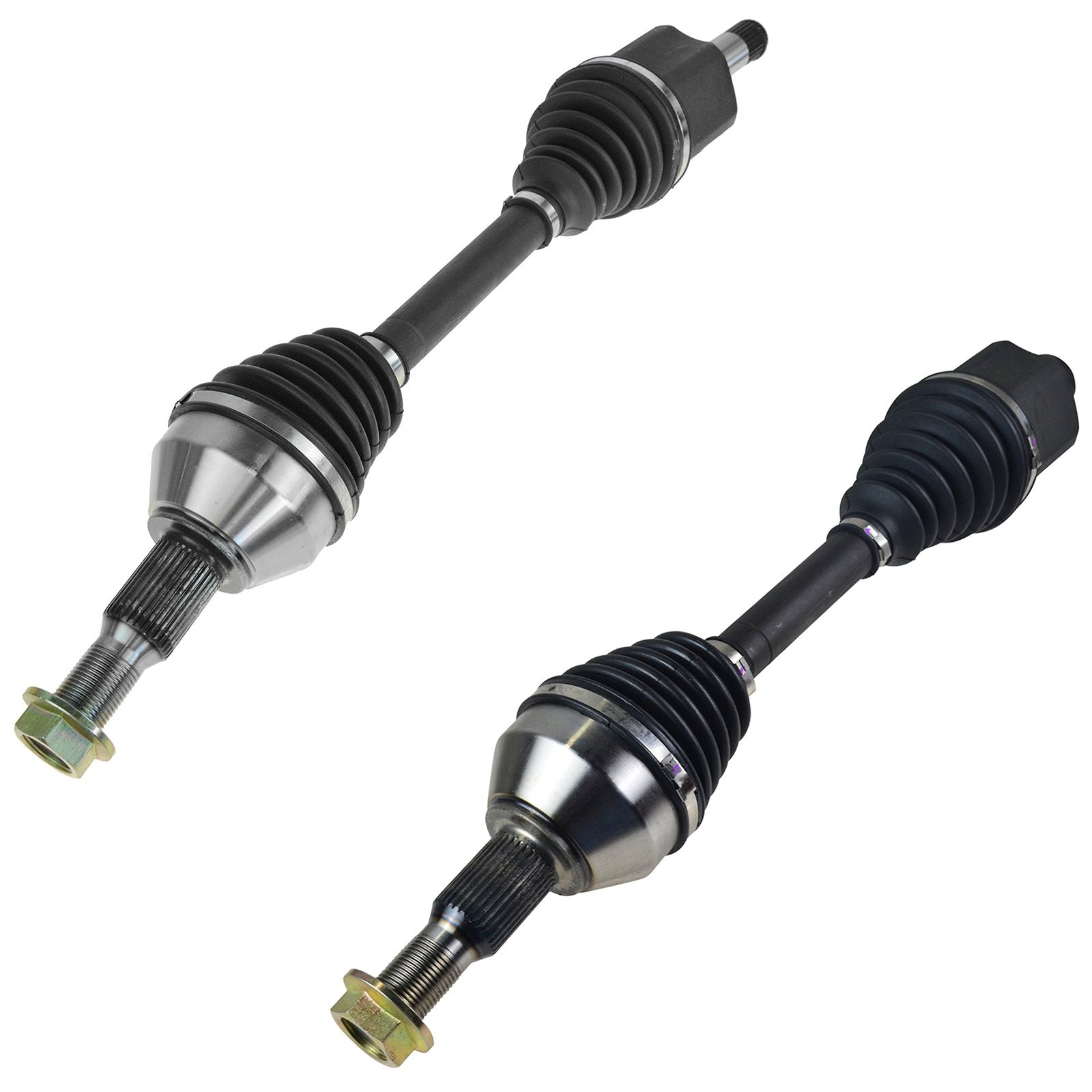 Trq Front Cv Axle Shaft Assembly Set Compatible With 2008-2017 Buick Enclave 2009-2017 Chevrolet Traverse 2007-2017 Gmc Acadia 2