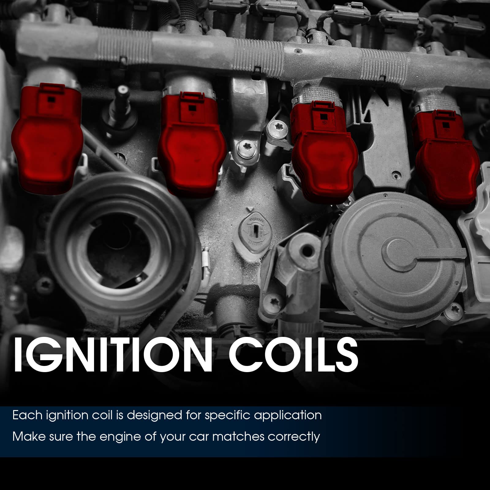 Set Of 6 Ignition Coils Pack For Chevrolet Trailblazer Gmc Envoy Buick Rainier Oldsmobile Bravada Isuzu Ascender