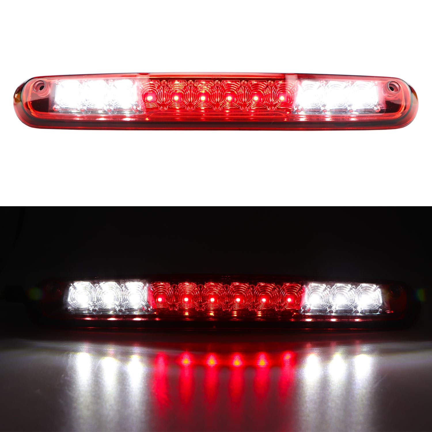 Tresound For 2007-2013 Chevy Silverado GMC Sierra 1500 2500HD 3500HD LED Third 3rd Brake Light Cargo Light Center High Mount Lam