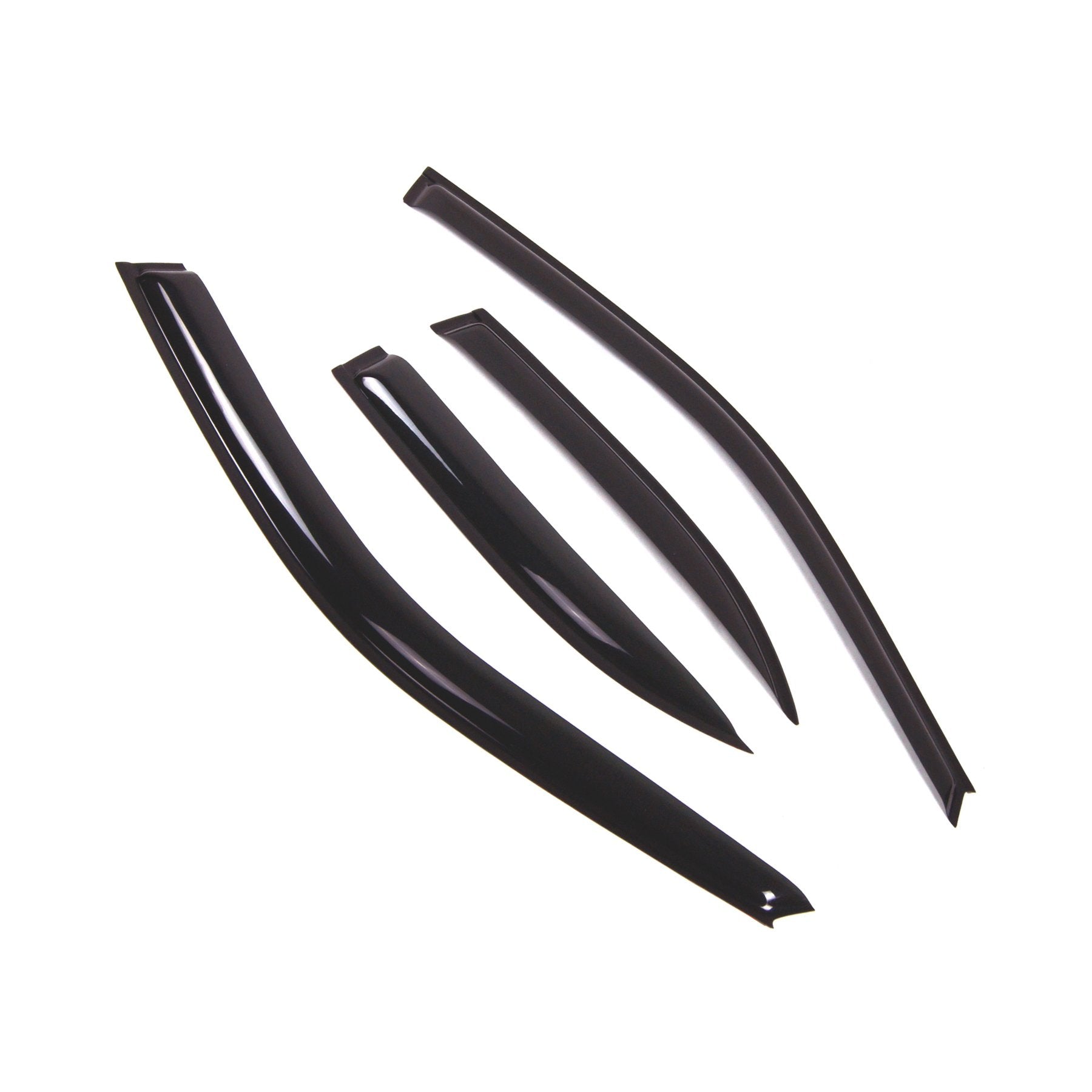Tuningpros Outside Mount Window Vent Visors Rain Guards Compatible With Nissan Sentra 1995-1999 | Side Window Wind Deflectors Ra