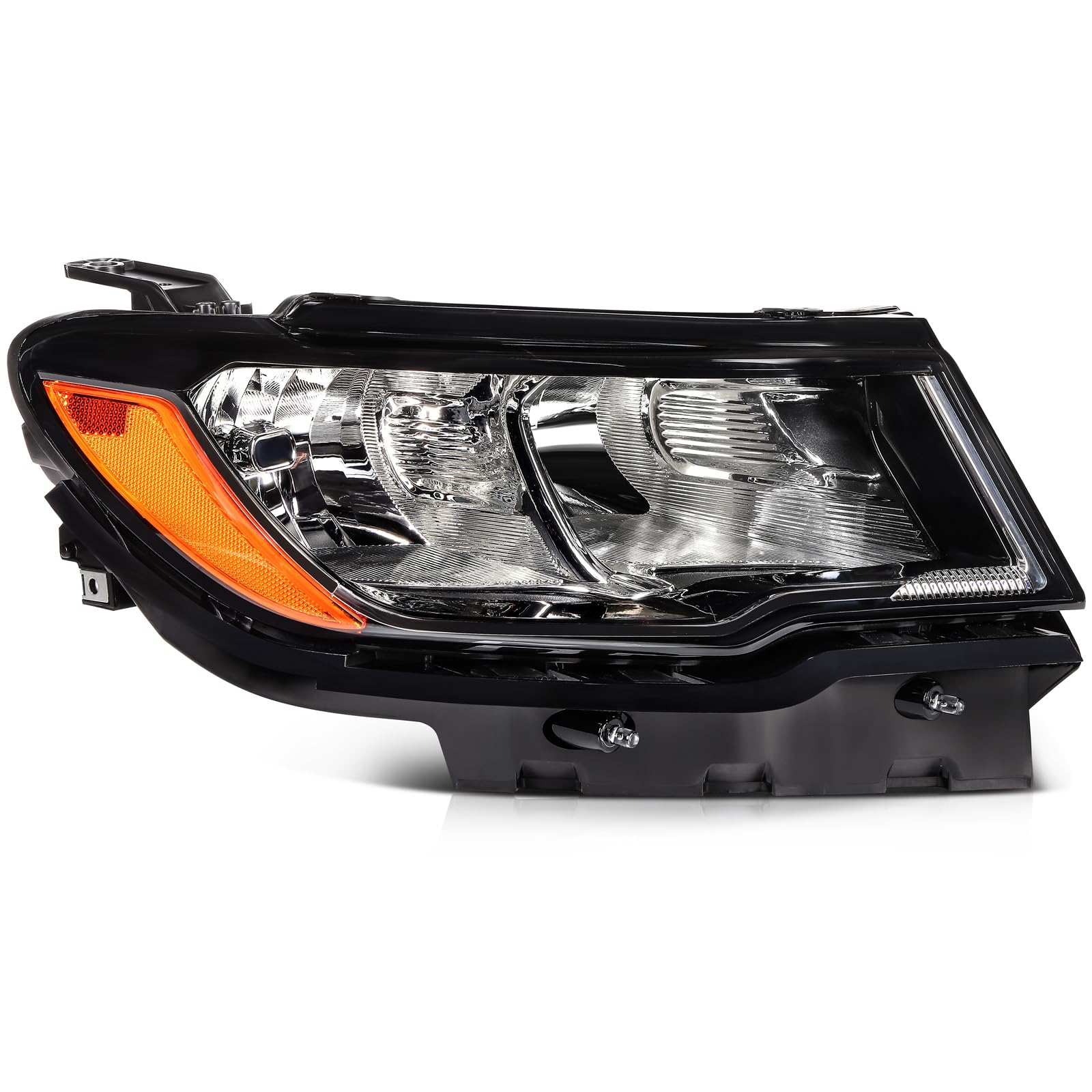 OCPTY Headlight assembly Right Side Replacement for 2016-2018 for Hyundai Tucson Black Housing Clear Lens Bulbs Not Included 921