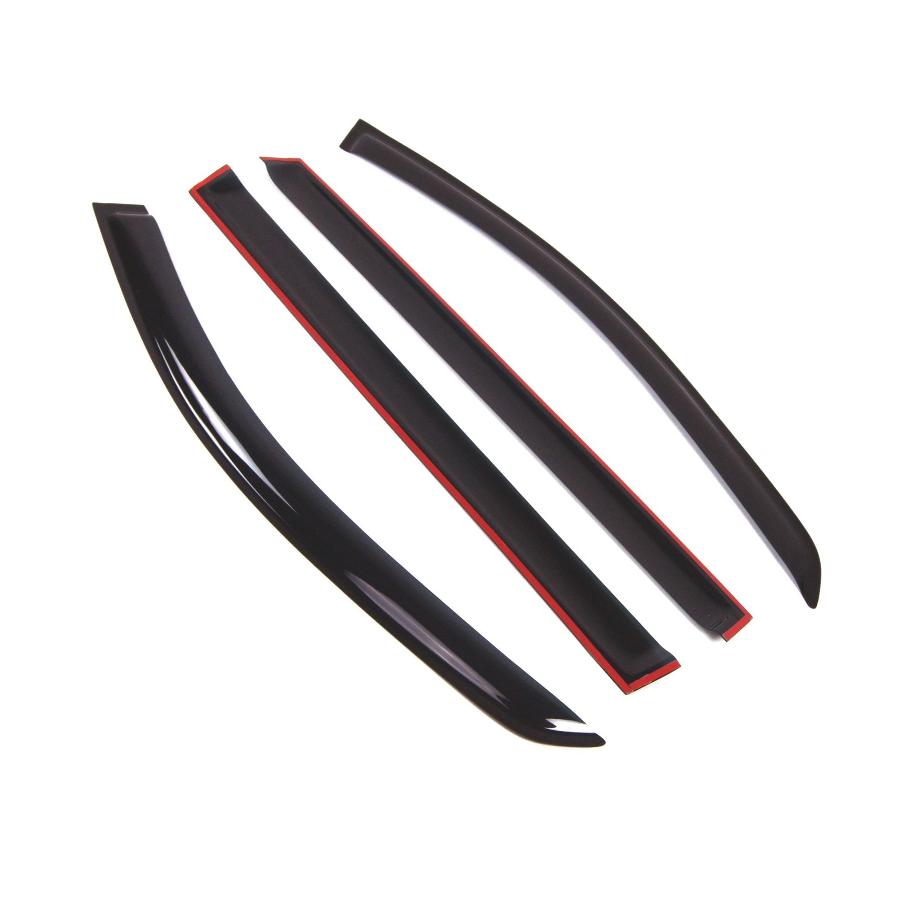 Car Window Rain Guard | Outside Mount Visors Auto Side Window Deflectors | Windows Visor Rain Shields Compatible With 2007-2012