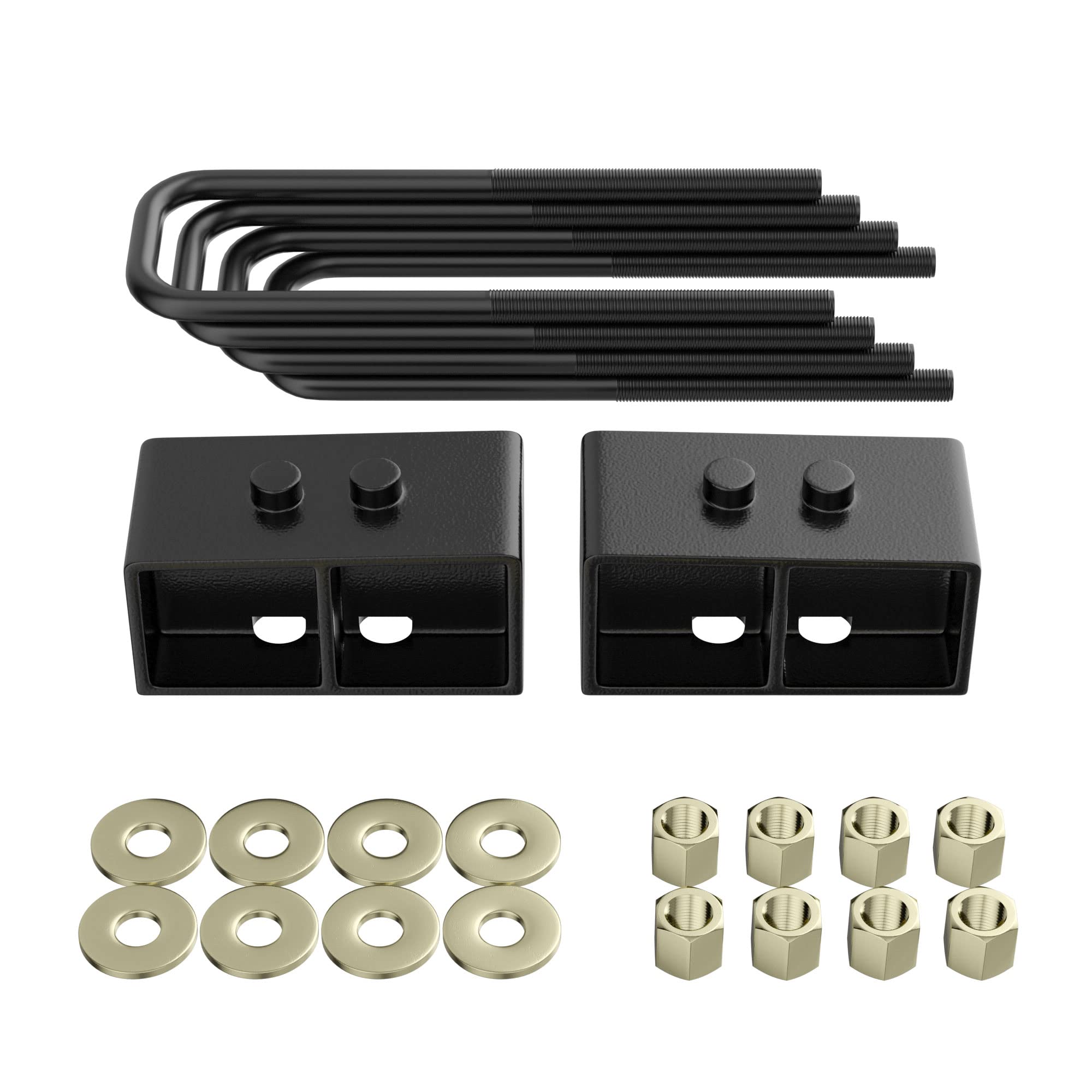 Richeer 3 Inch Lift Block Compatible With 2004-2020 F150 2Wd And 4Wd, 3'' Rear Leveling Lift Kits With Extra Long Extended Squar