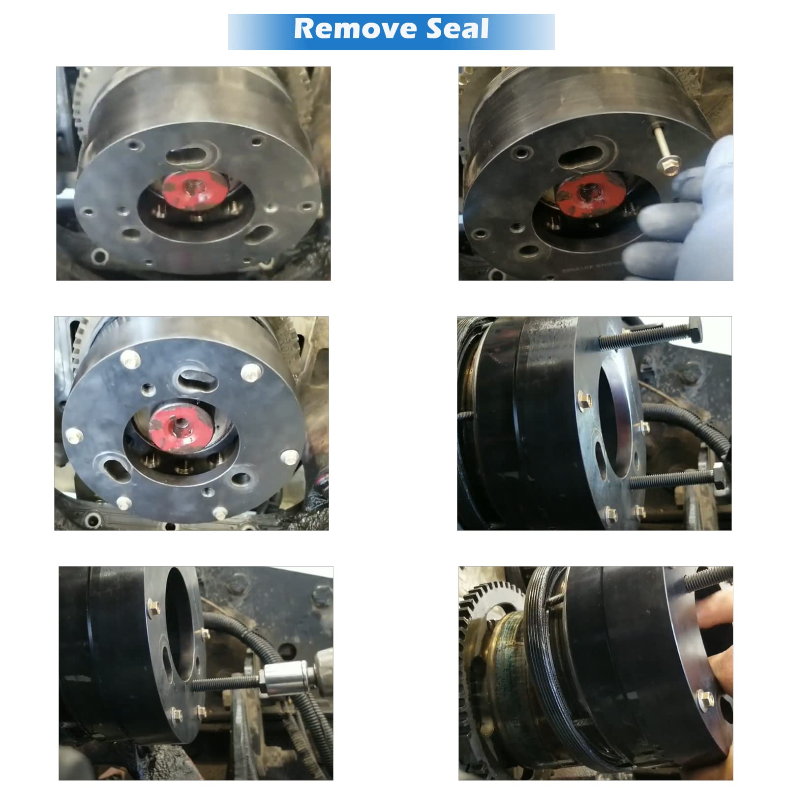 4918991 Crankshaft Front Seal & Wear Sleeve Remover Installer For Cummins Isx15 Isx12