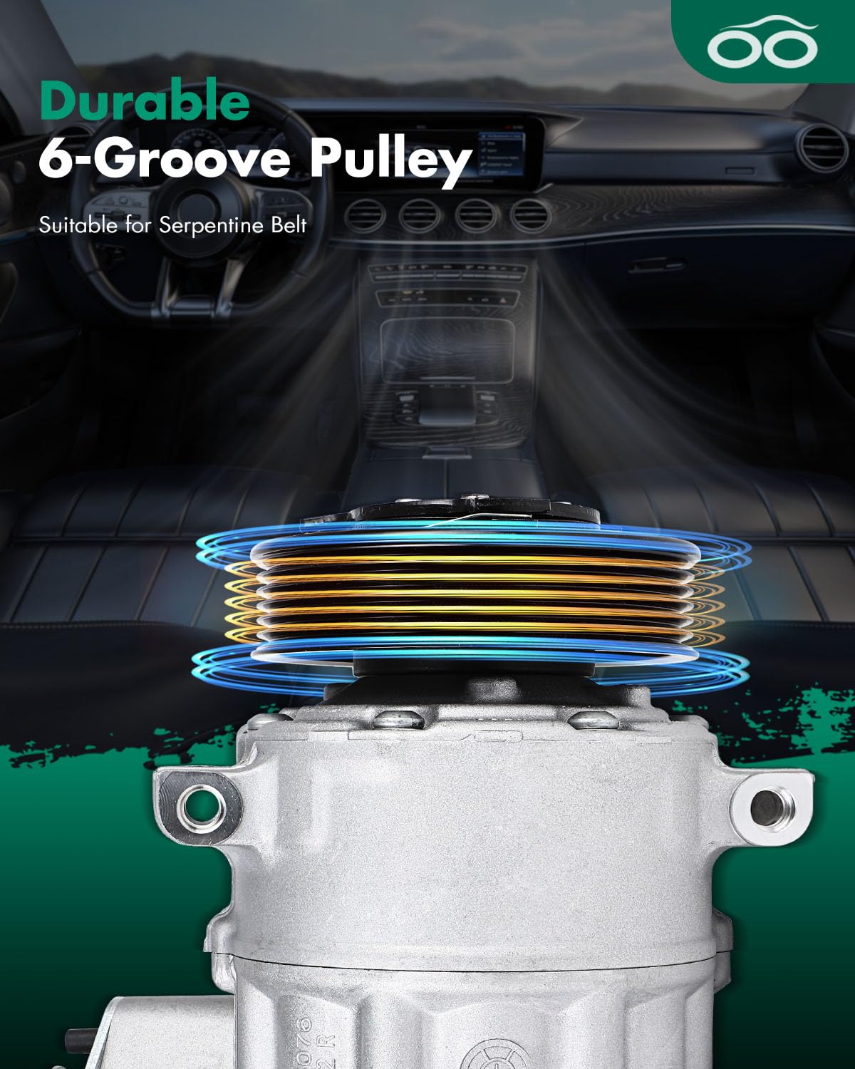 SCITOO AC Compressor for A-udi A3 1.4L 1.6L 1.8L 1.9L 2.0L for A3 for Q3 Quattro for Q7 2.0L for TT Quattro 1.8L 2.0L 3.2L for T